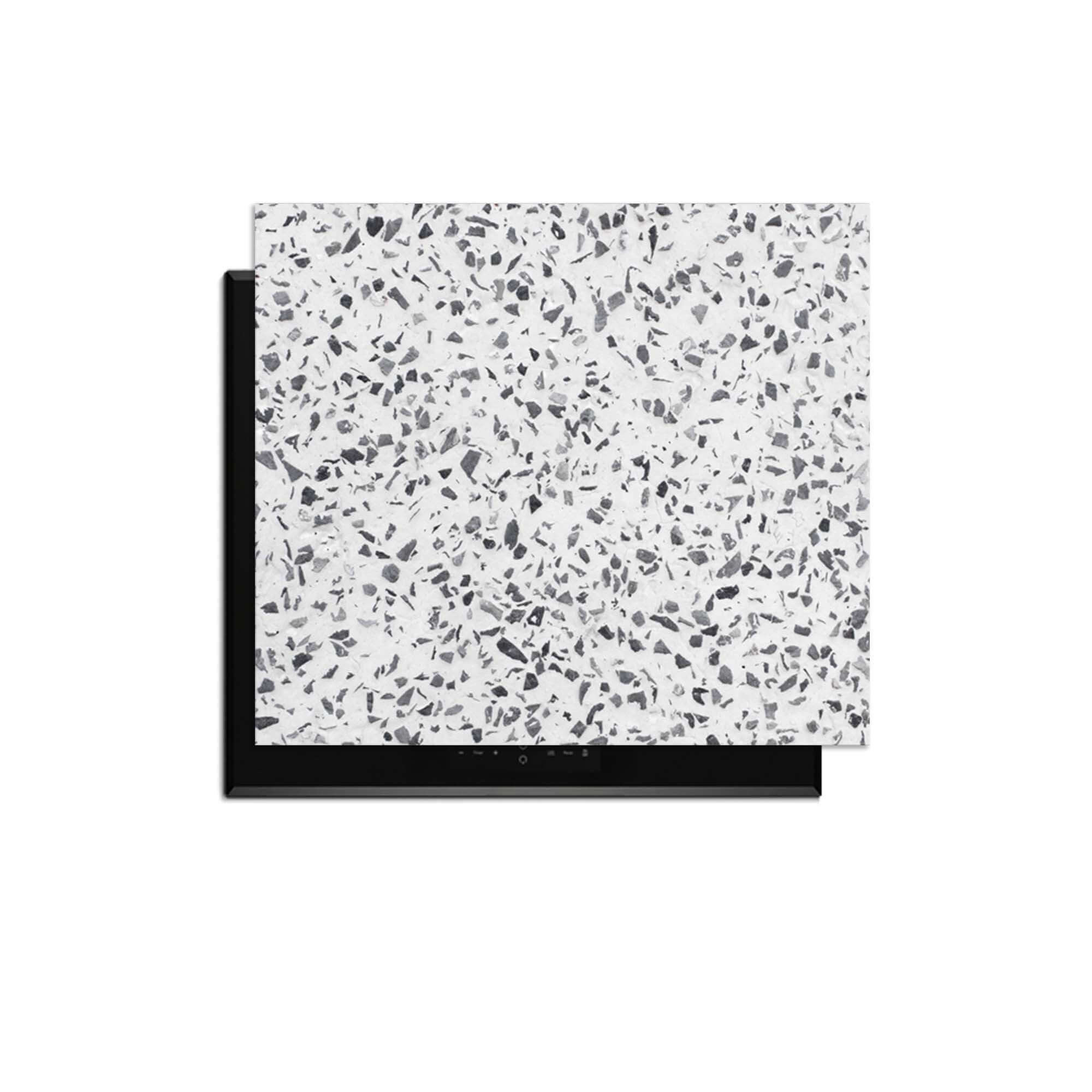 Carrara Mist - Inductie Beschermer met elegant design geïnspireerd op Italiaans marmer.