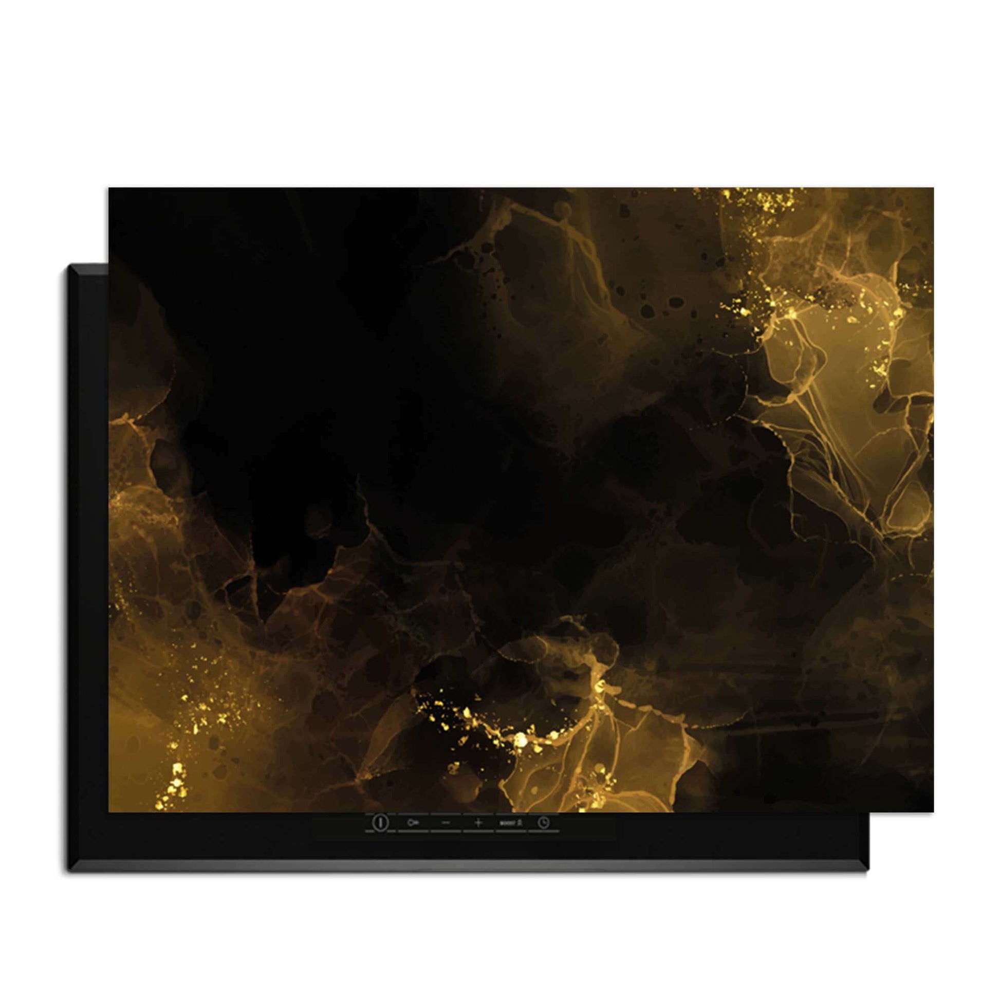 Golden Smoke – Inductie Beschermer met een luxe zwart-gouden design voor optimale bescherming.