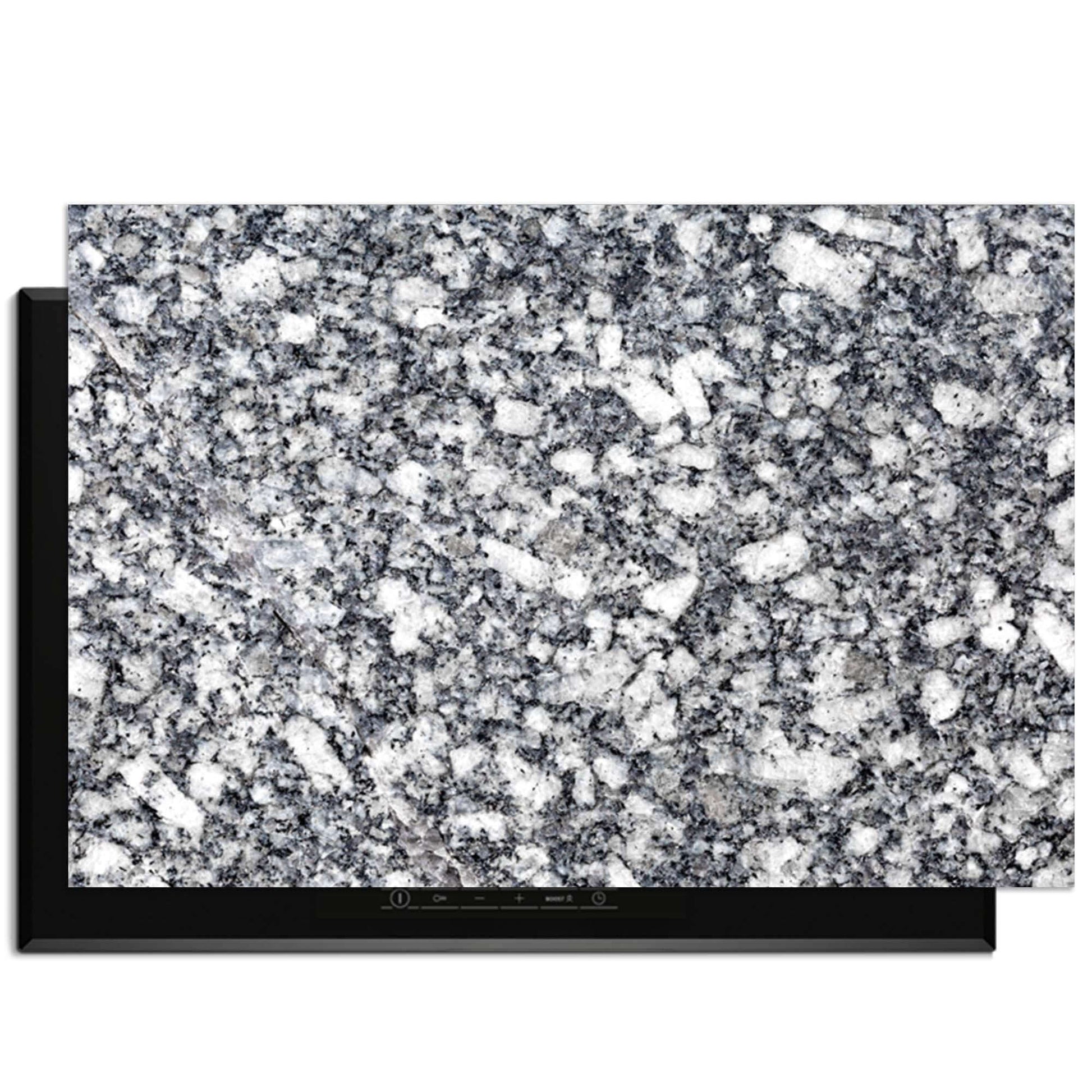 Midnight Granite - Inductie Beschermer, luxe granietstructuur voor je inductiekookplaat.