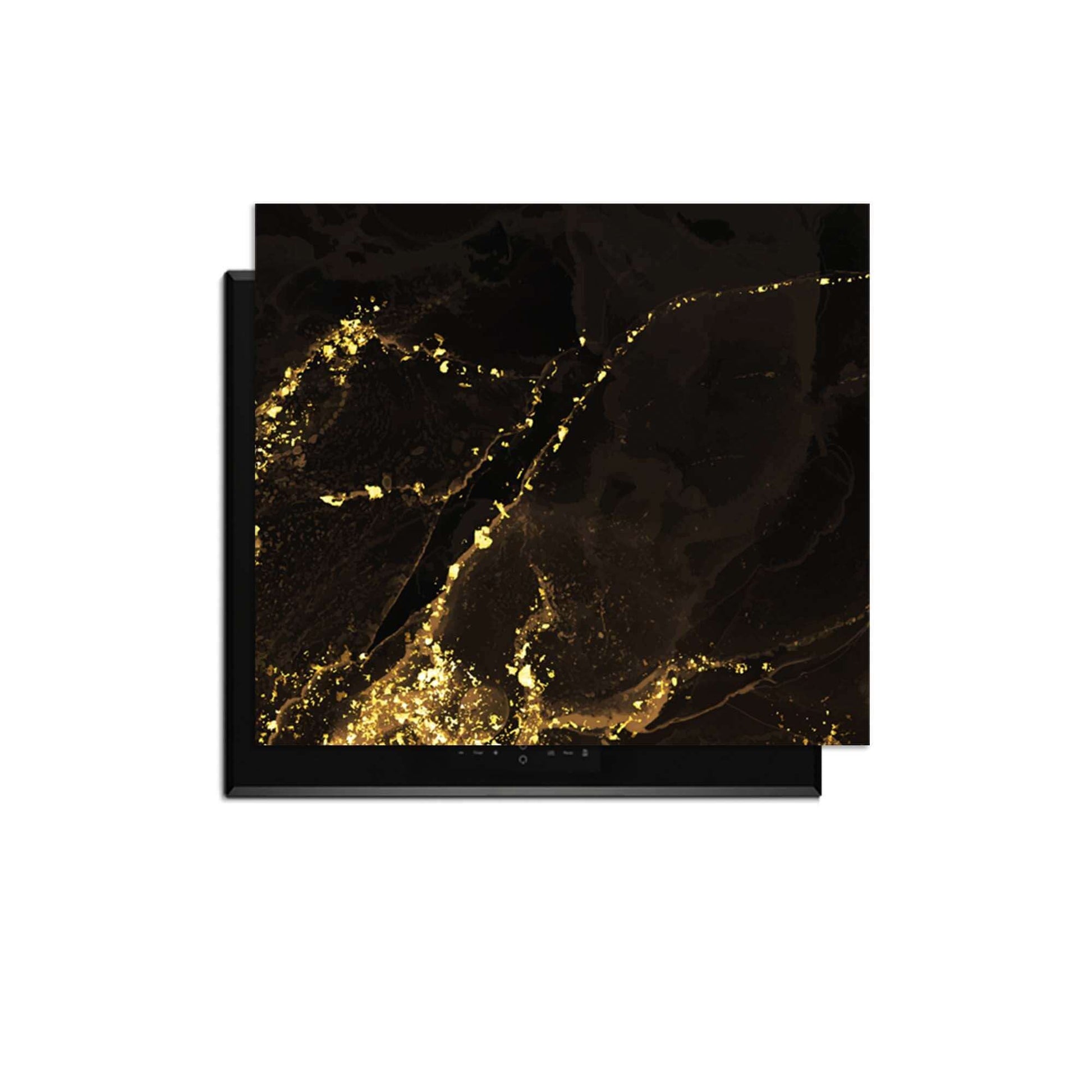 Gilded Marble – Inductie Beschermer met luxe gouden aders in marmerlook voor een stijlvolle keuken.