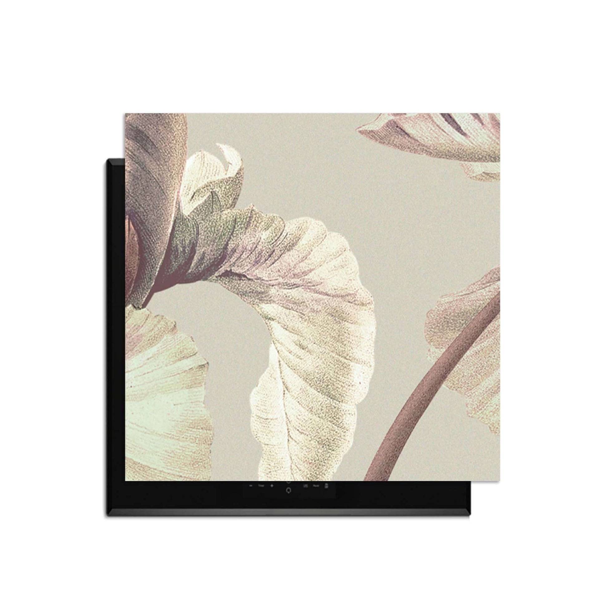 Blush Iris – Inductie Beschermer met elegant vintage ontwerp en verfijnde pastelkleuren voor je keuken.