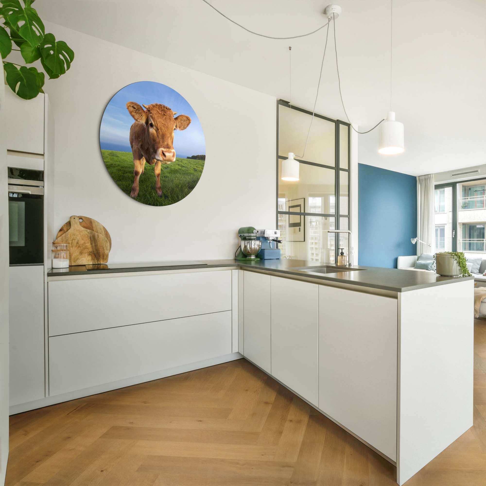 Kalf in de wei - Muurcirkel