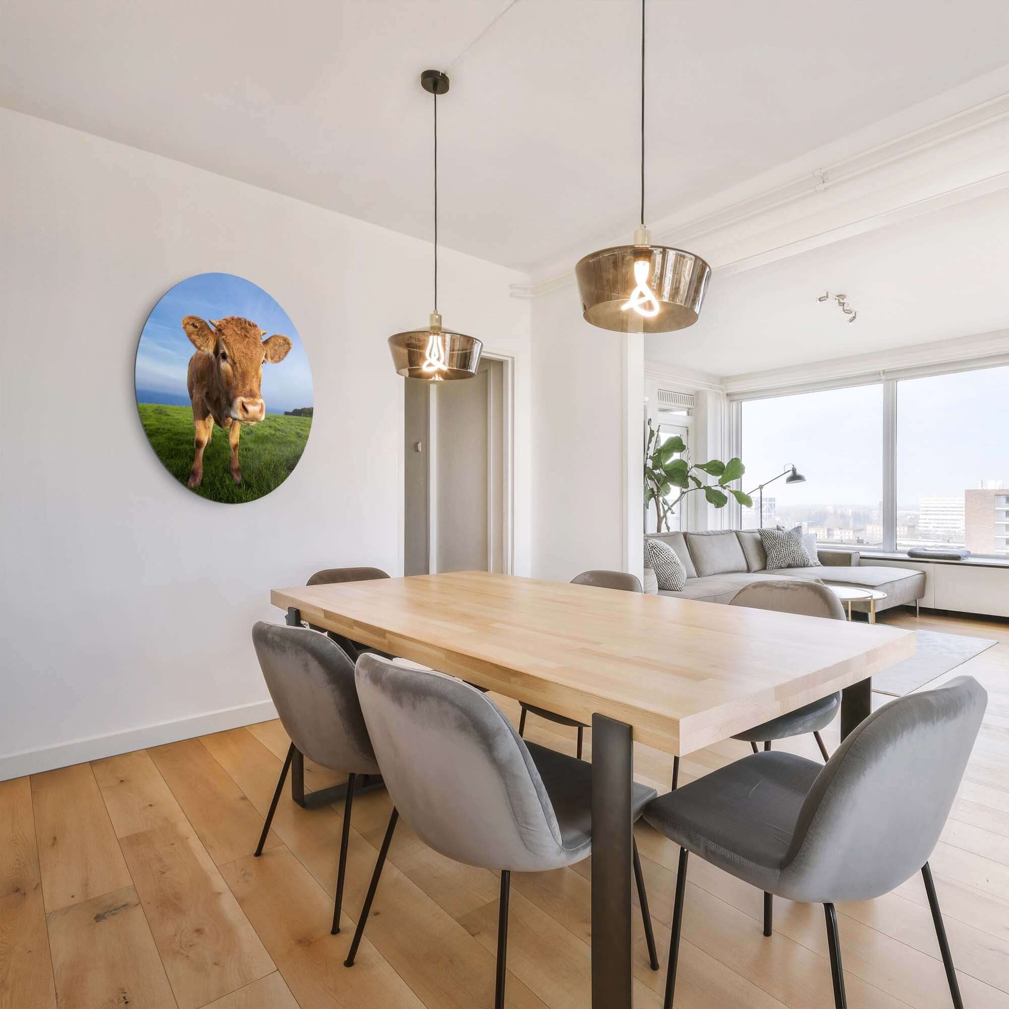 Kalf in de wei - Muurcirkel