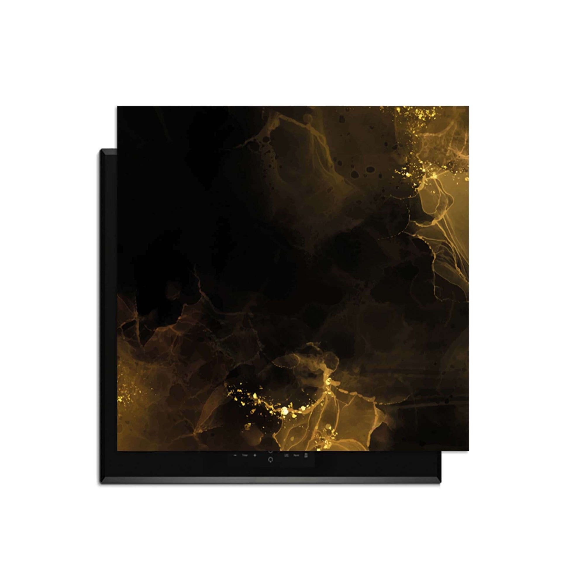 Golden Smoke – Inductie Beschermer met luxe zwart-gouden uitstraling en optimale bescherming voor je keuken.