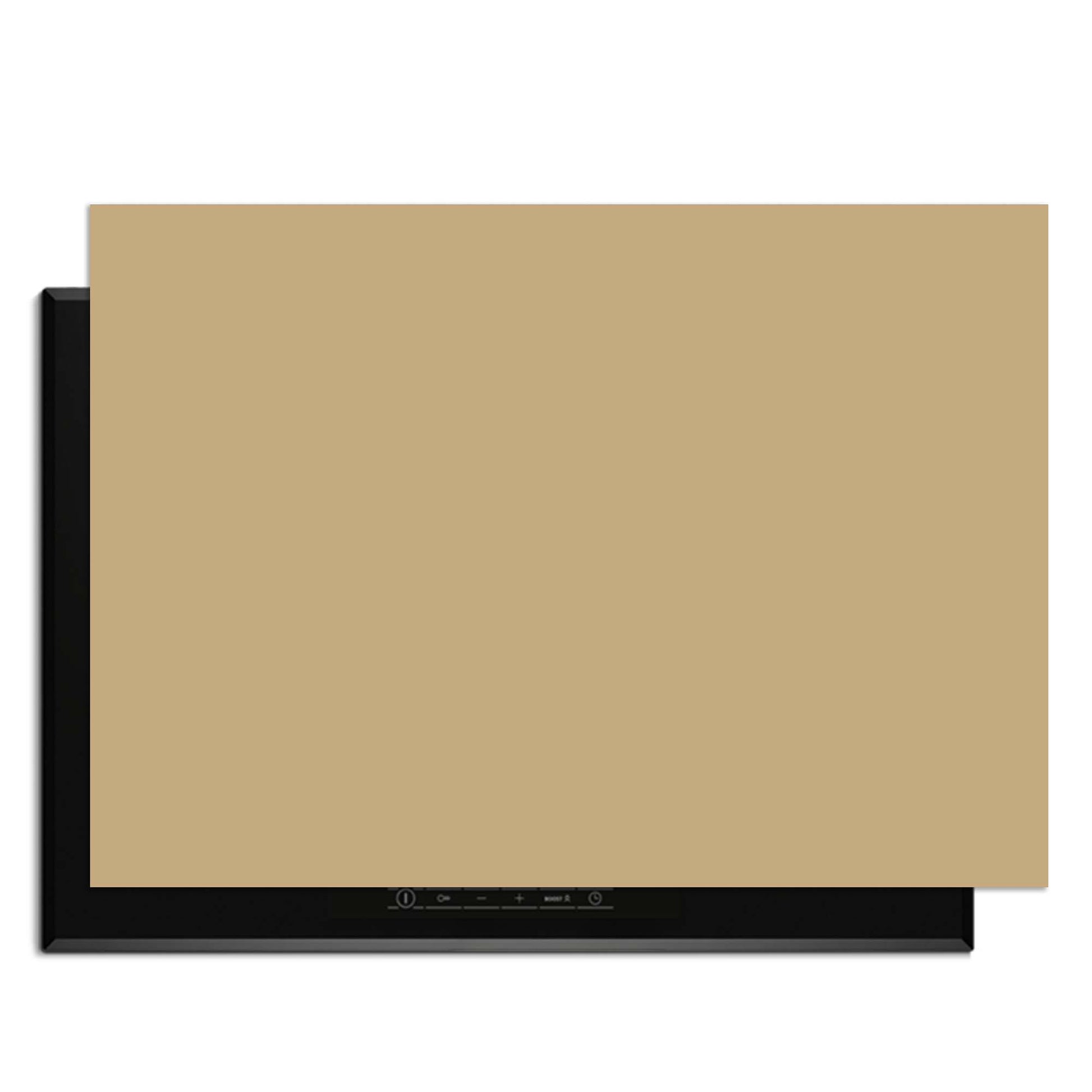 Champagne Glow - Induktionsschutz für stilvolles Küchendesign.