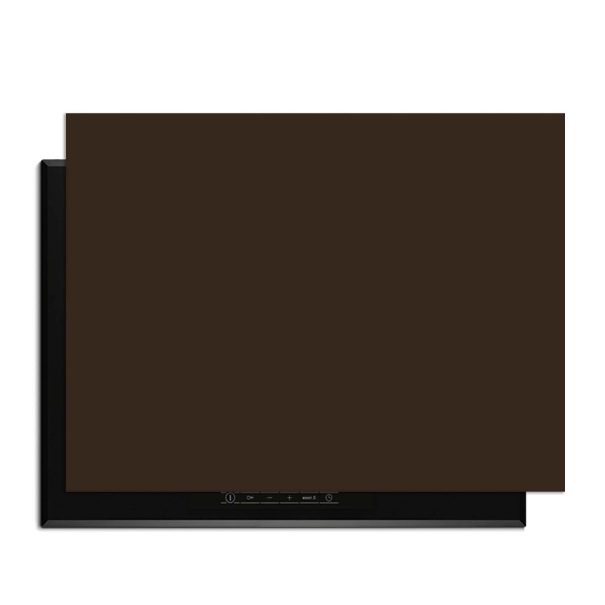 Lucida – Inductie Beschermer in een diepe chocoladebruine kleur voor een elegante uitstraling.