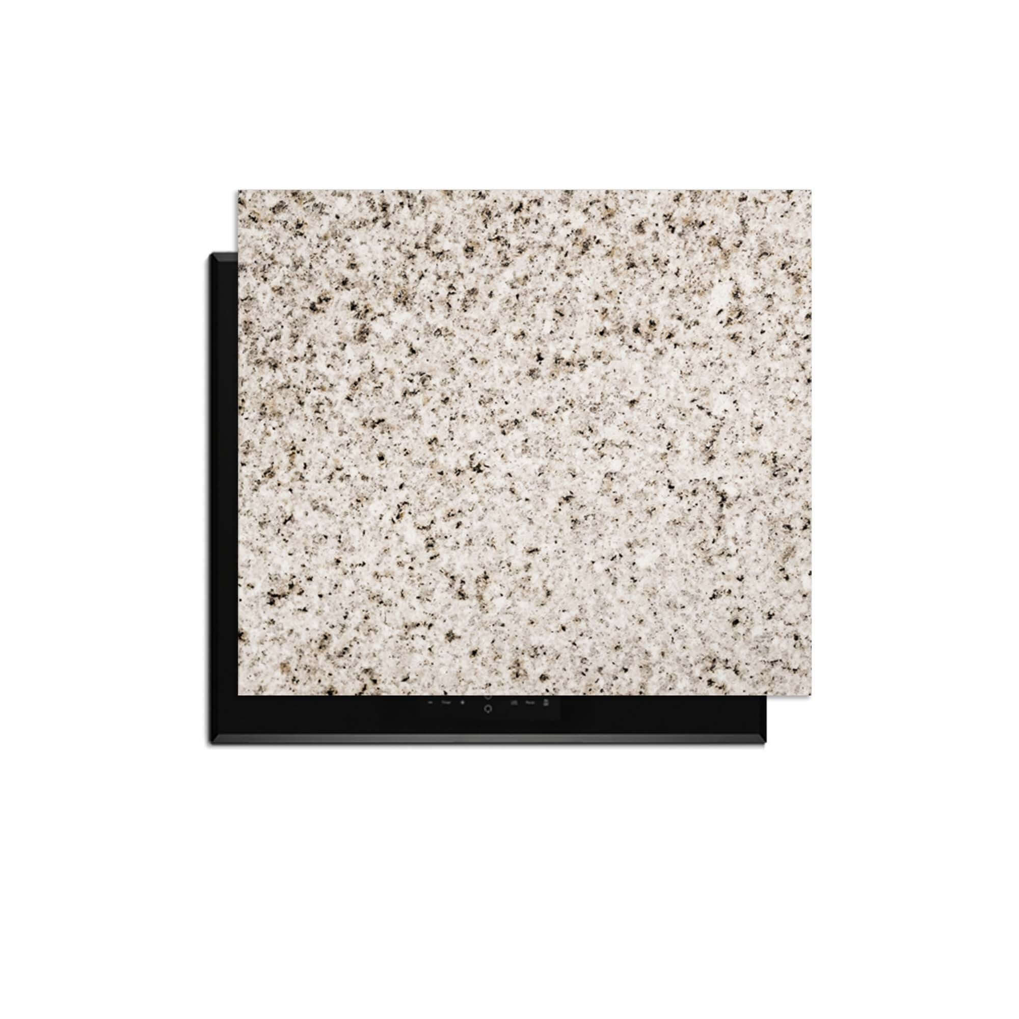 Almond Granite - Inductie Beschermer op inductiekookplaat ter bescherming en stijl.
