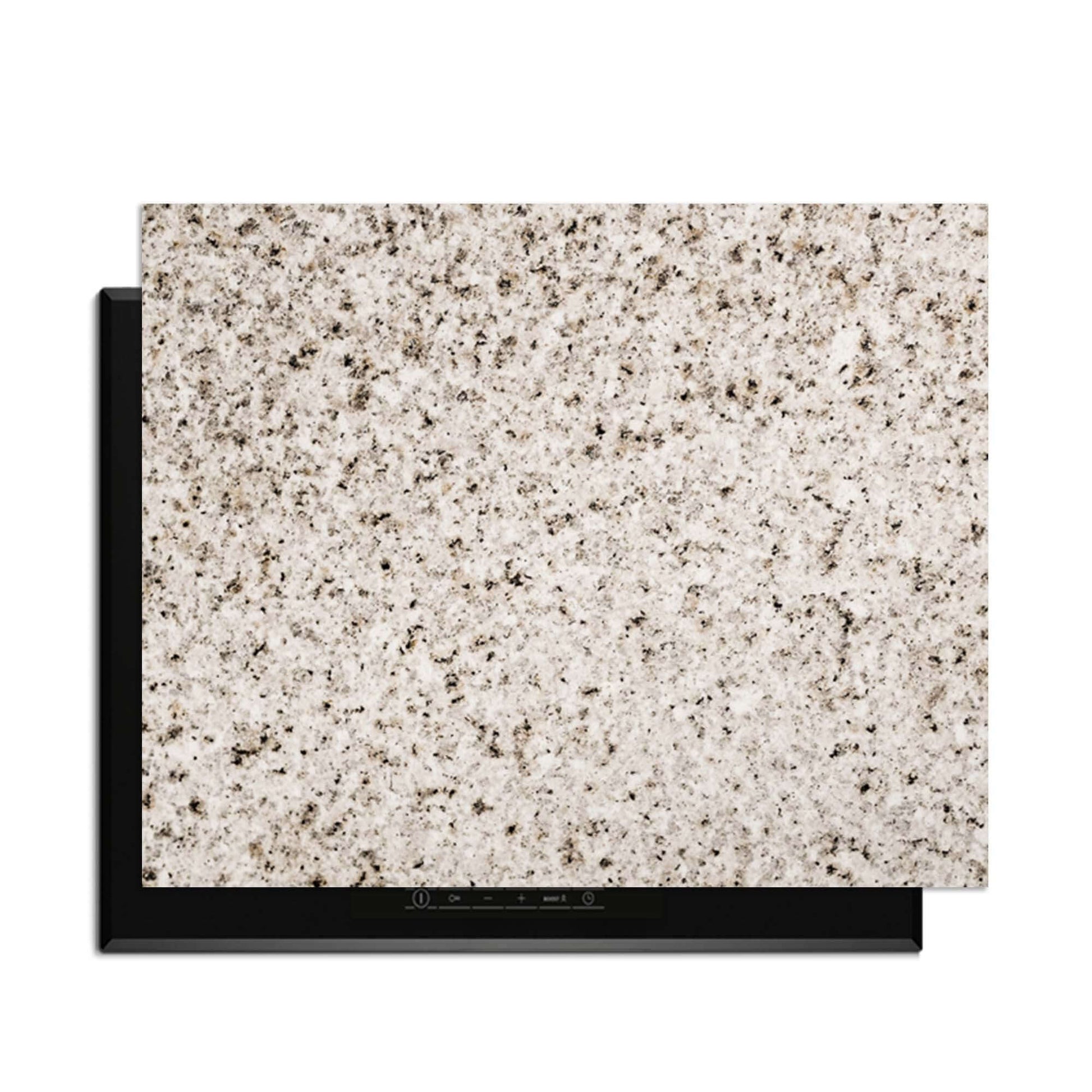 Almond Granite - Inductie Beschermer op een inductiekookplaat, beschermt tegen krassen en slijtage.