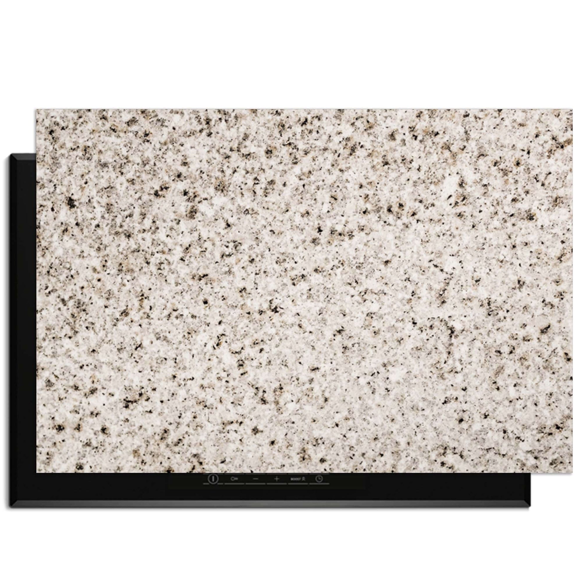 Almond Granite - Inductie Beschermer op inductiekookplaat voor bescherming en stijl in de keuken.