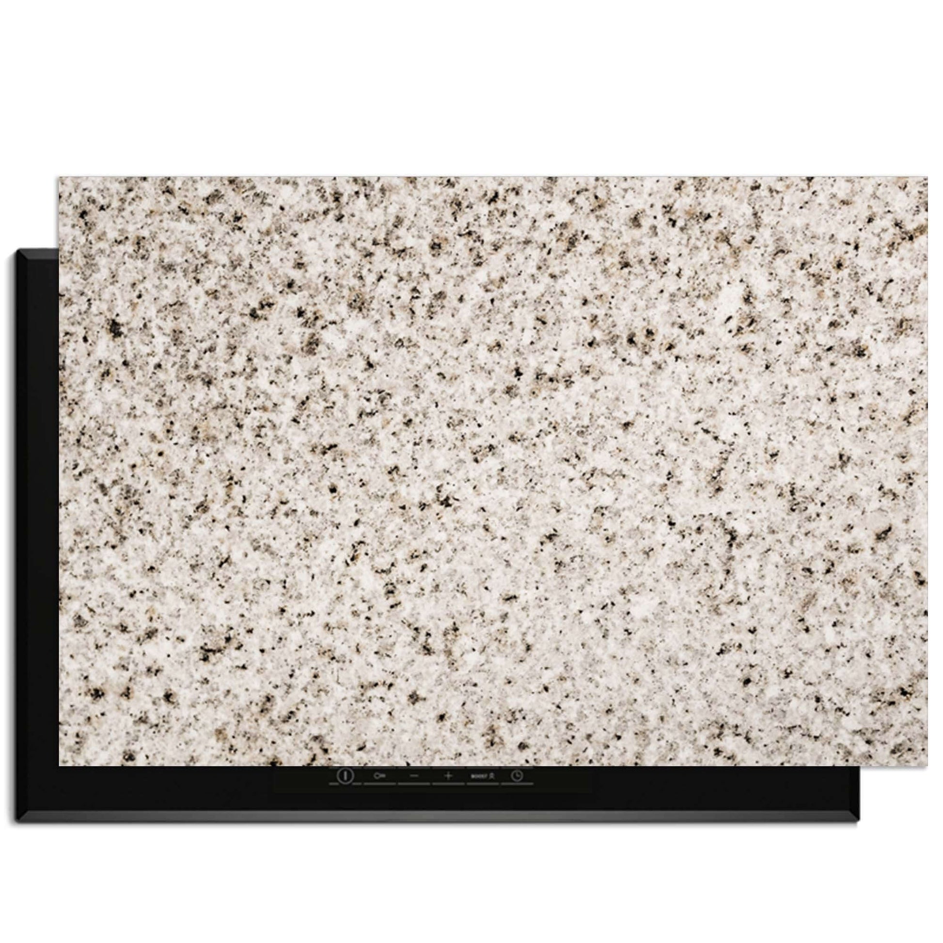 Almond Granite - Inductie Beschermer op inductiekookplaat, ter bescherming tegen krassen en morsen.
