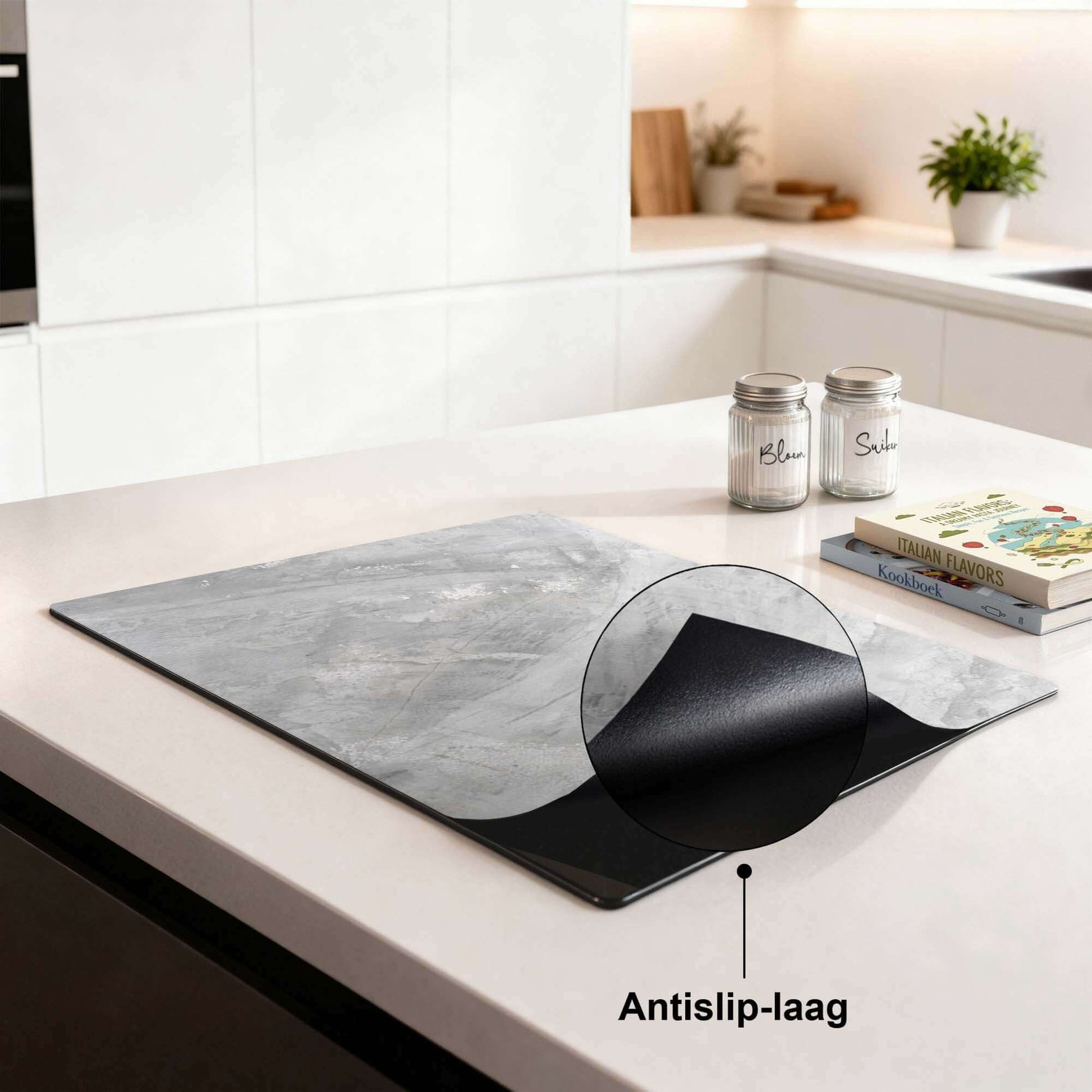 Concrete Flow Induktionsschutz - Auf der Arbeitsplatte