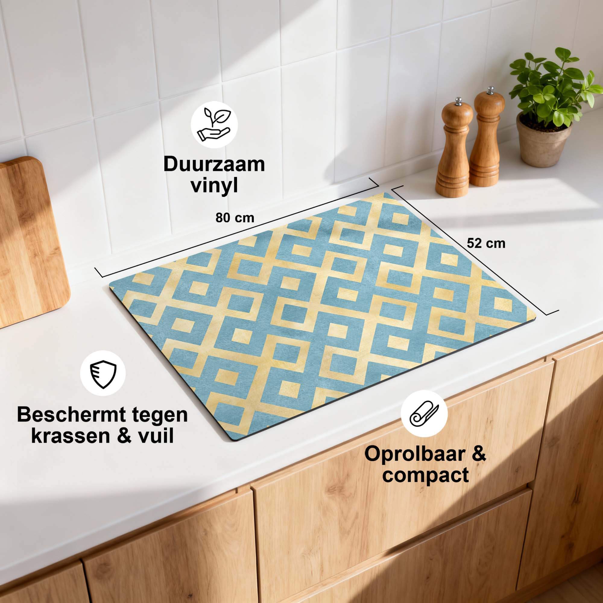 Deep Diamond Grid - Inductie Beschermer