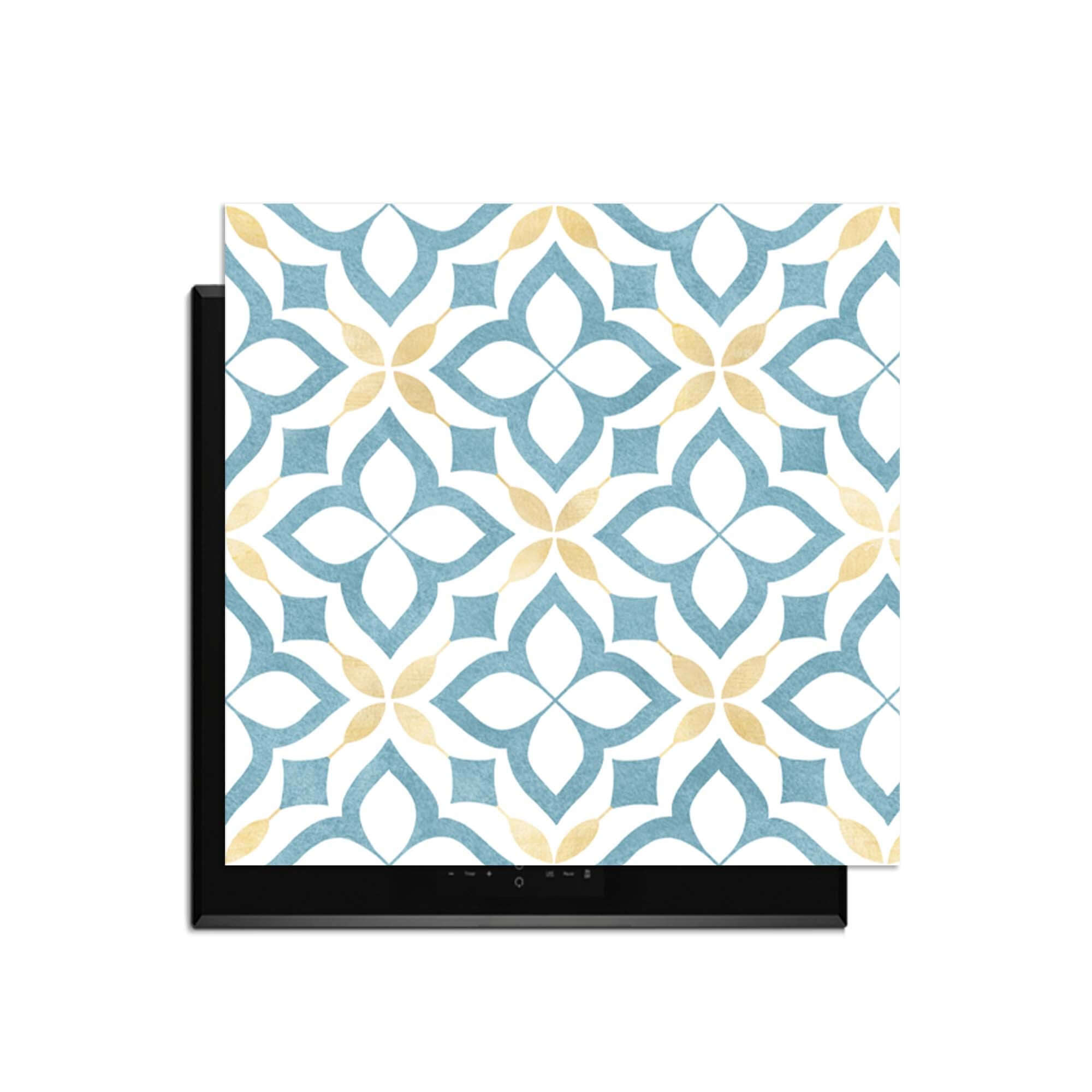 Deep Floral Cross - Inductie Beschermer