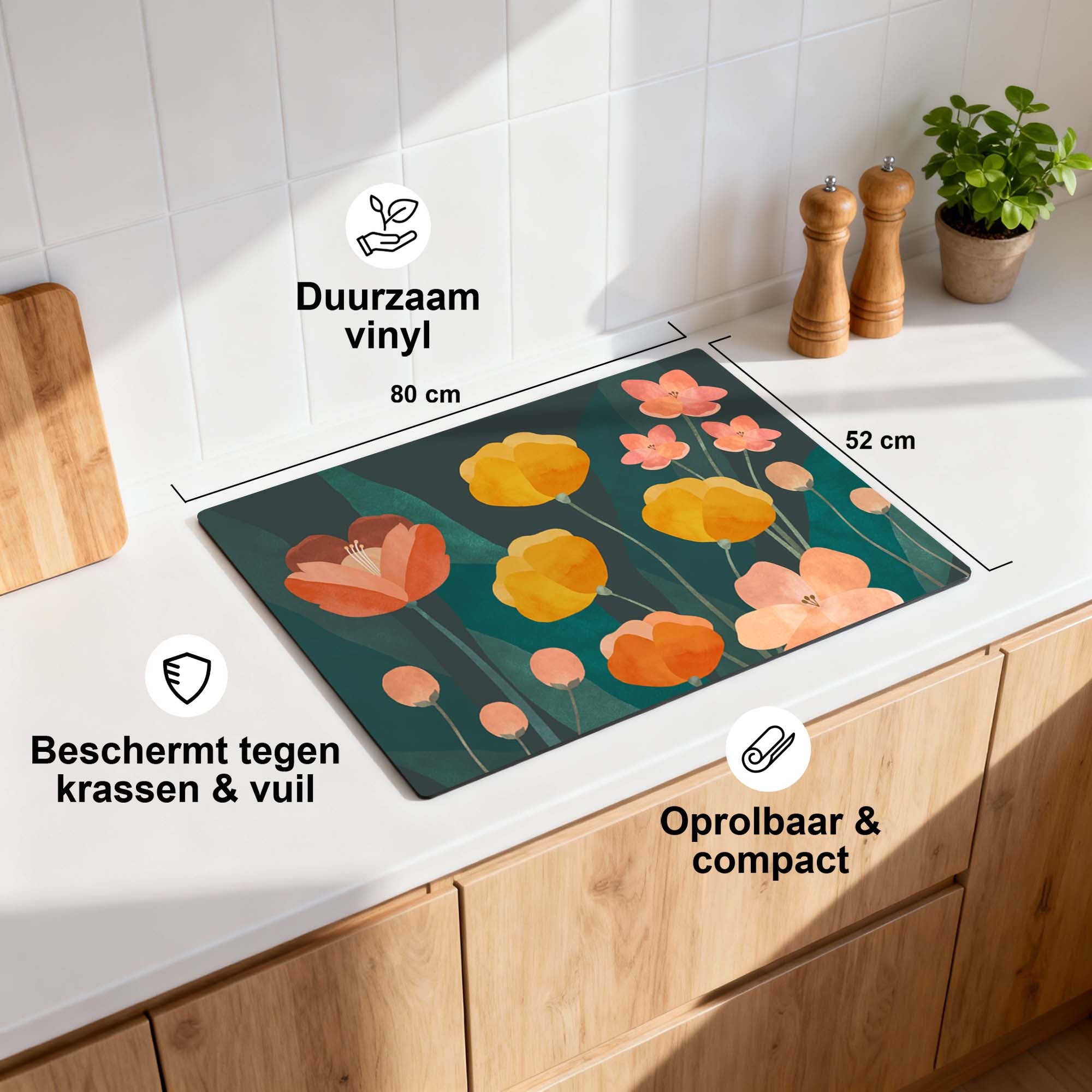 Evening Garden - Inductie Beschermer