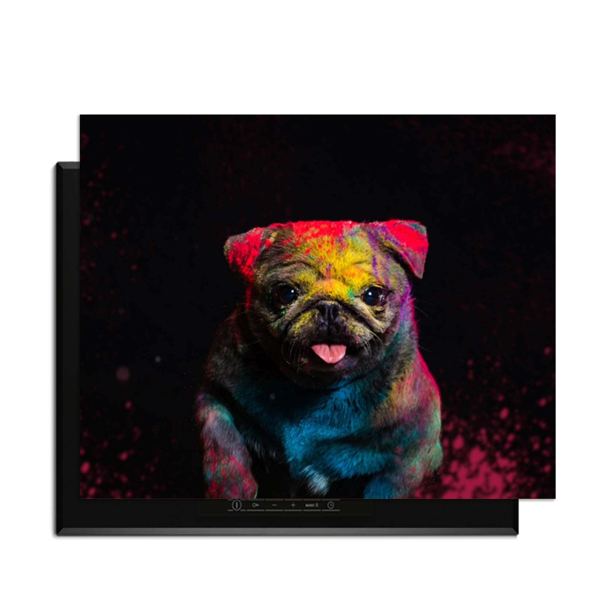 Funky Pup - Indduktionsschutz mit farbenfrohem und verspieltem Design für Ihr Kochfeld.