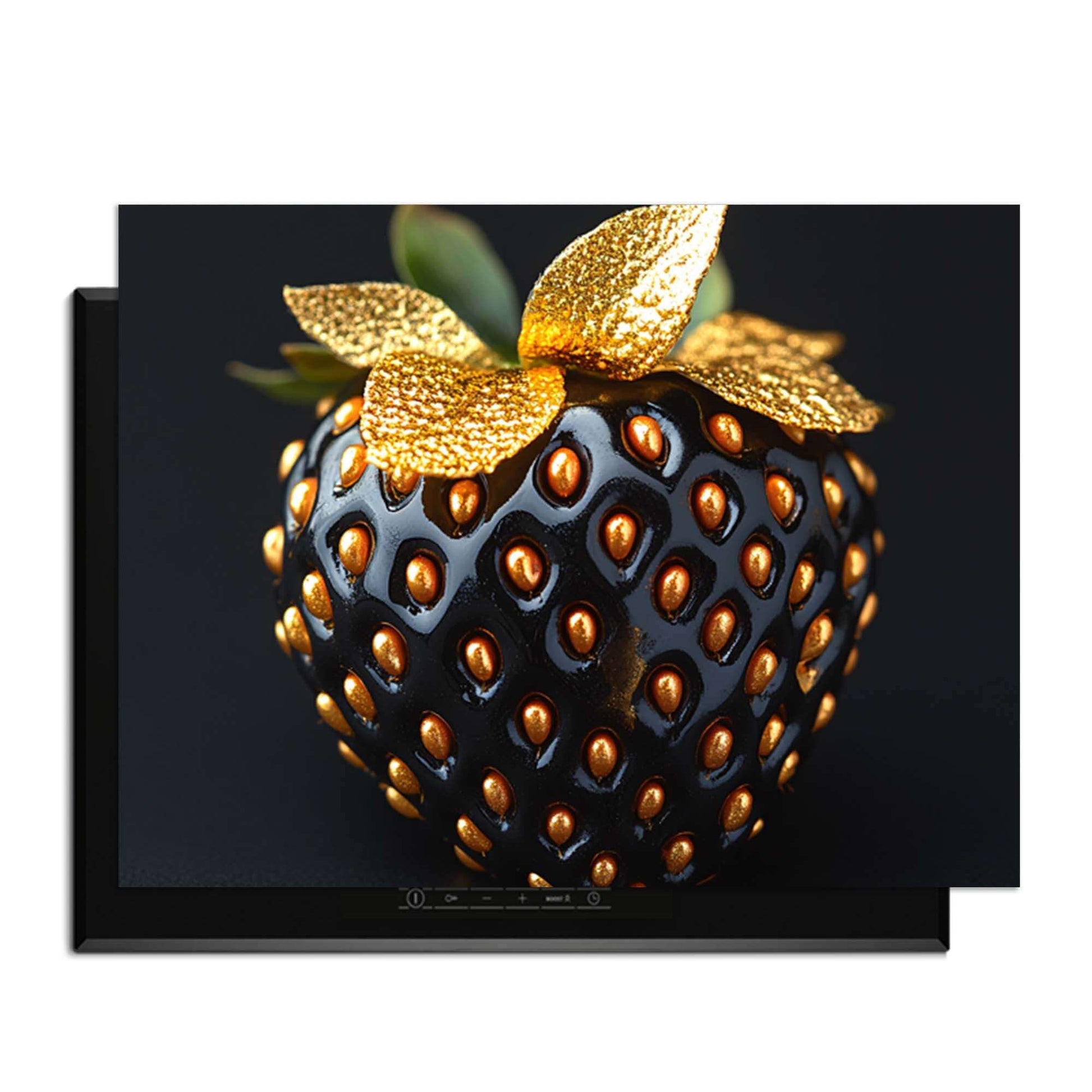 Golden Berry - Inductie Beschermer met een elegante gouden afwerking en modern design.