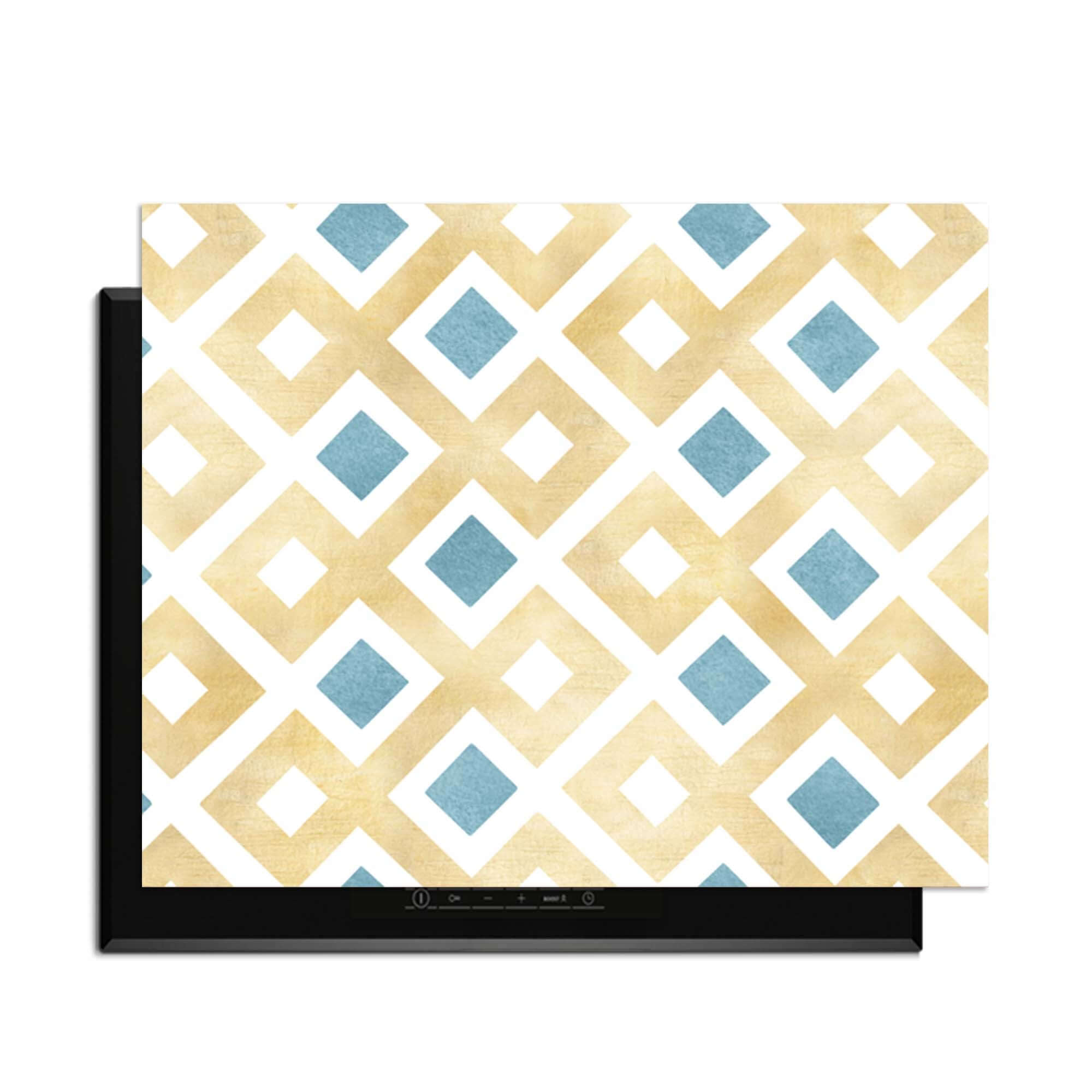 Golden Diamond Grid - Inductie Beschermer