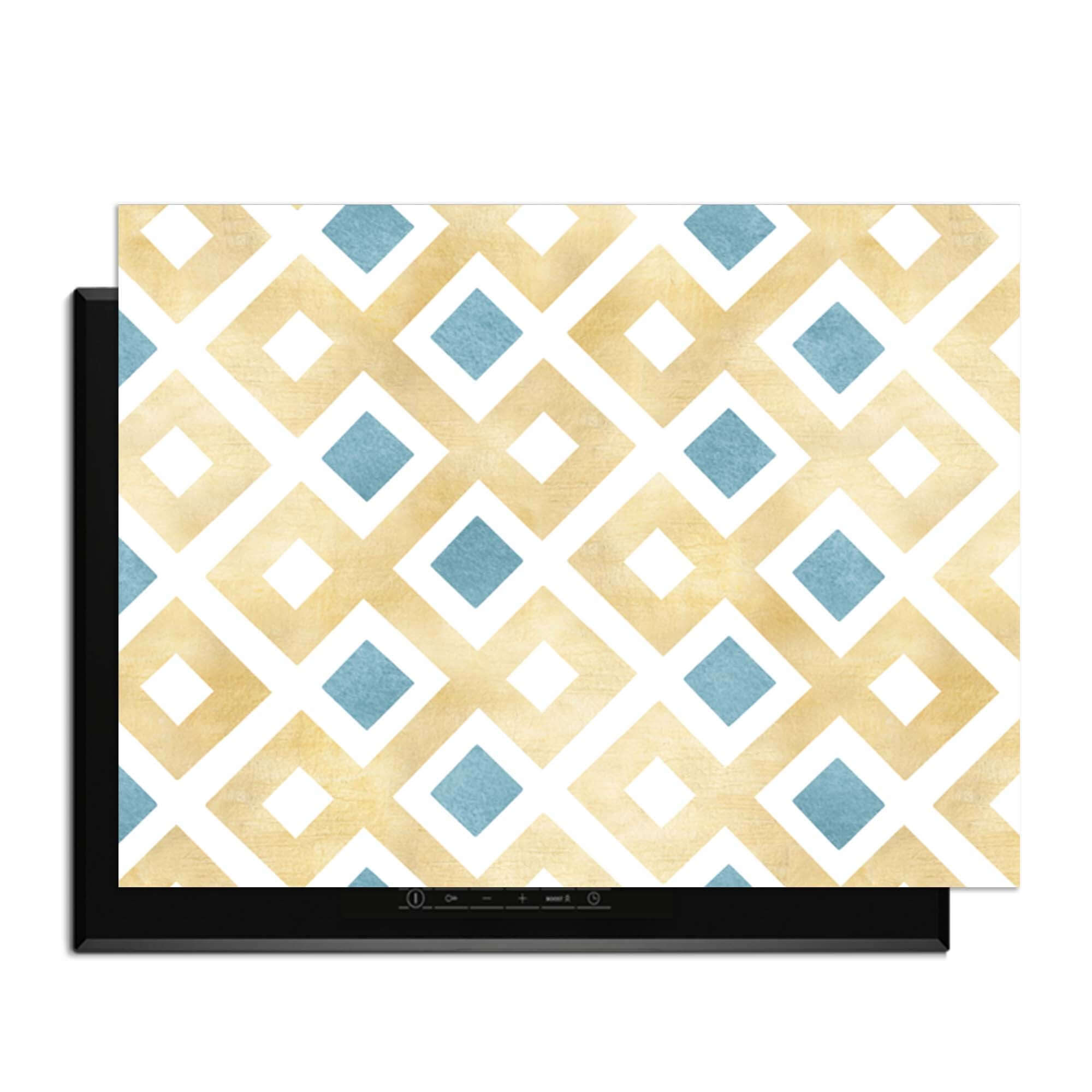 Golden Diamond Grid - Inductie Beschermer