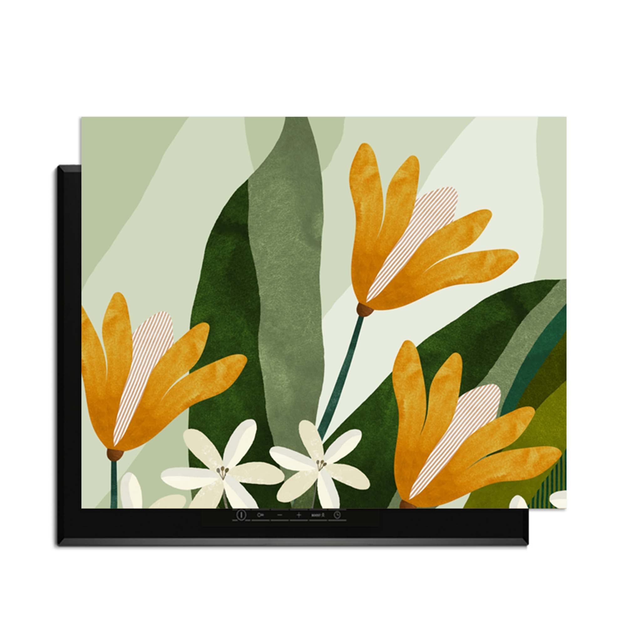 Golden Petals - Inductie Beschermer