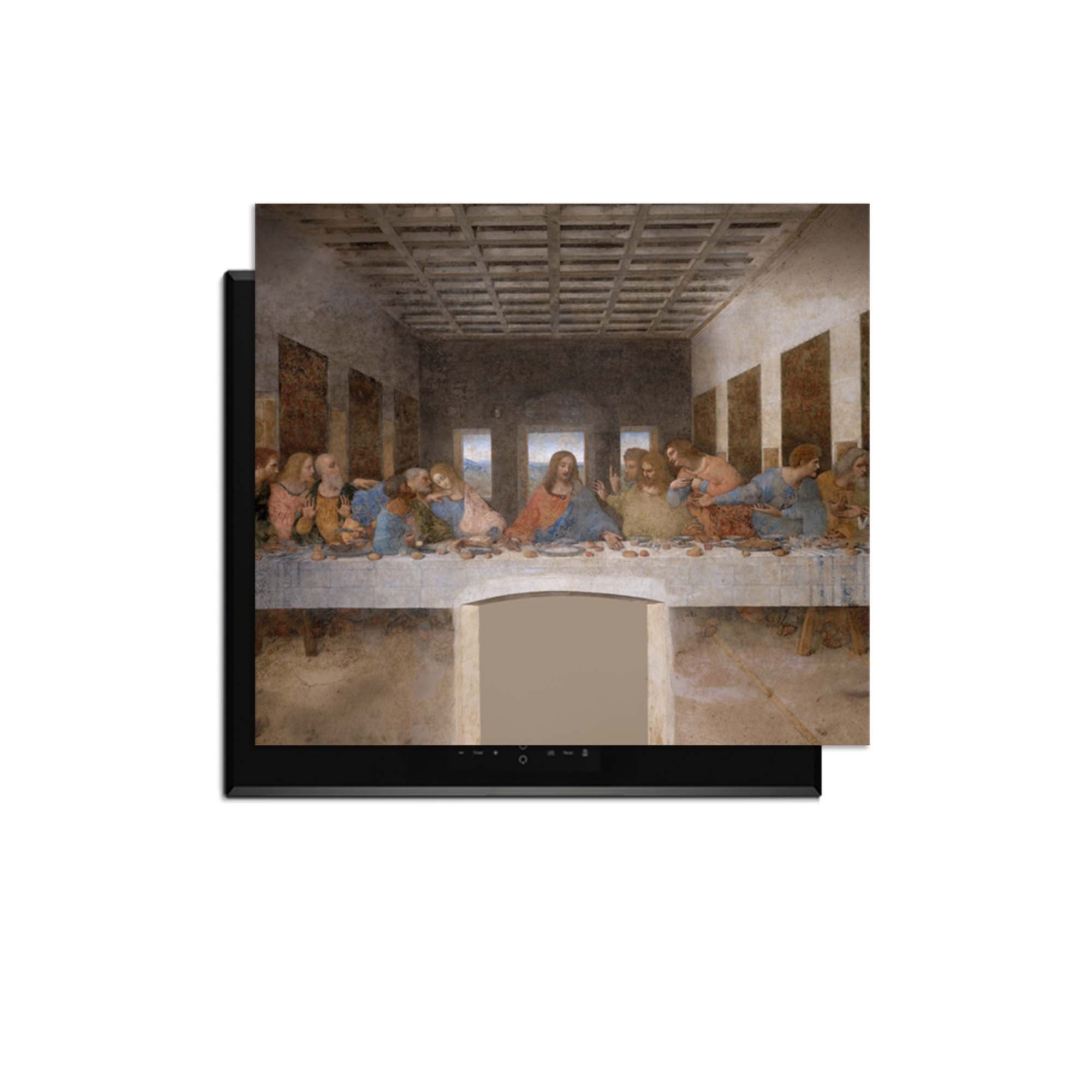 Laatste avondmaal – Inductie Beschermer met klassiek meesterwerk en historische uitstraling.