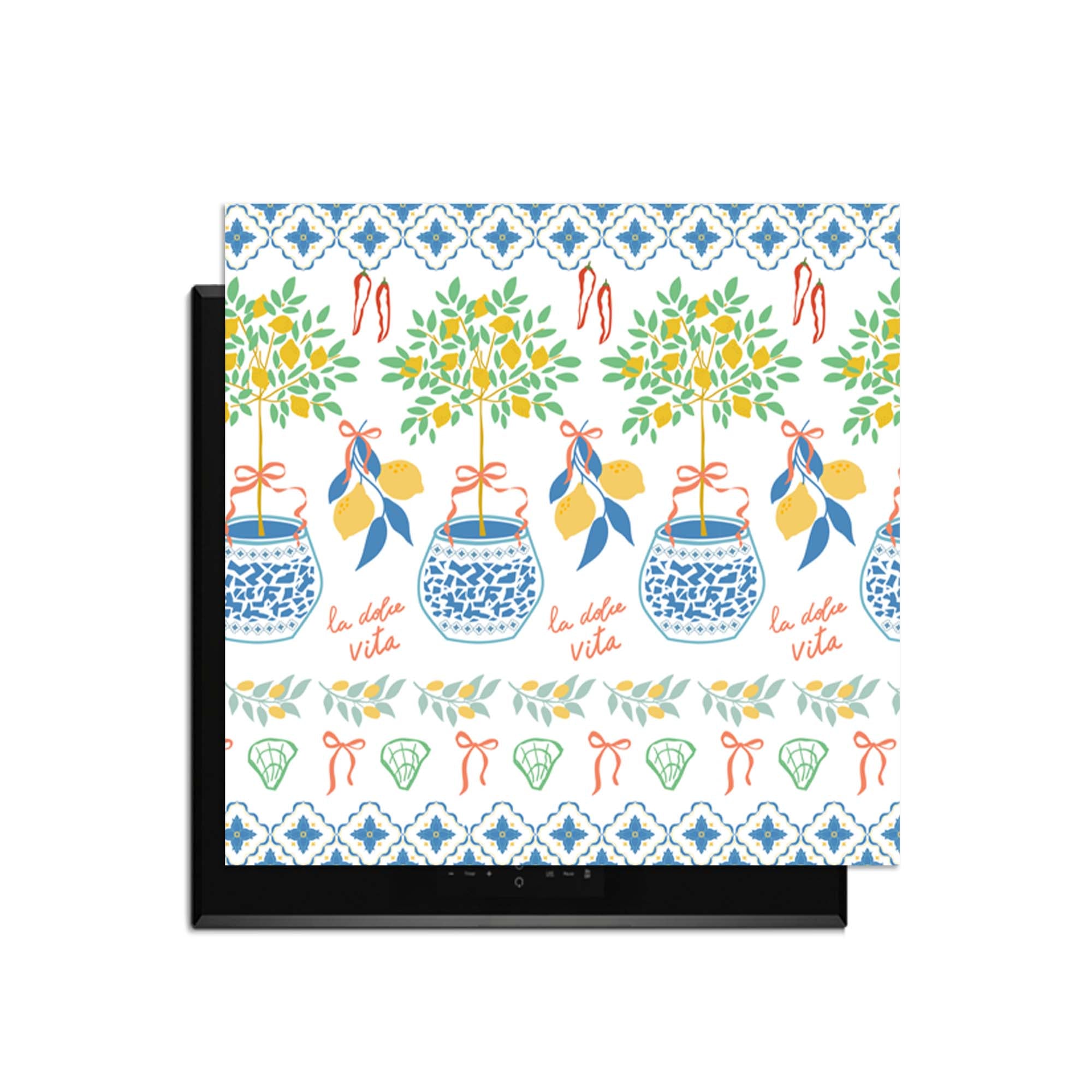 Lemon Rows - Inductie Beschermer