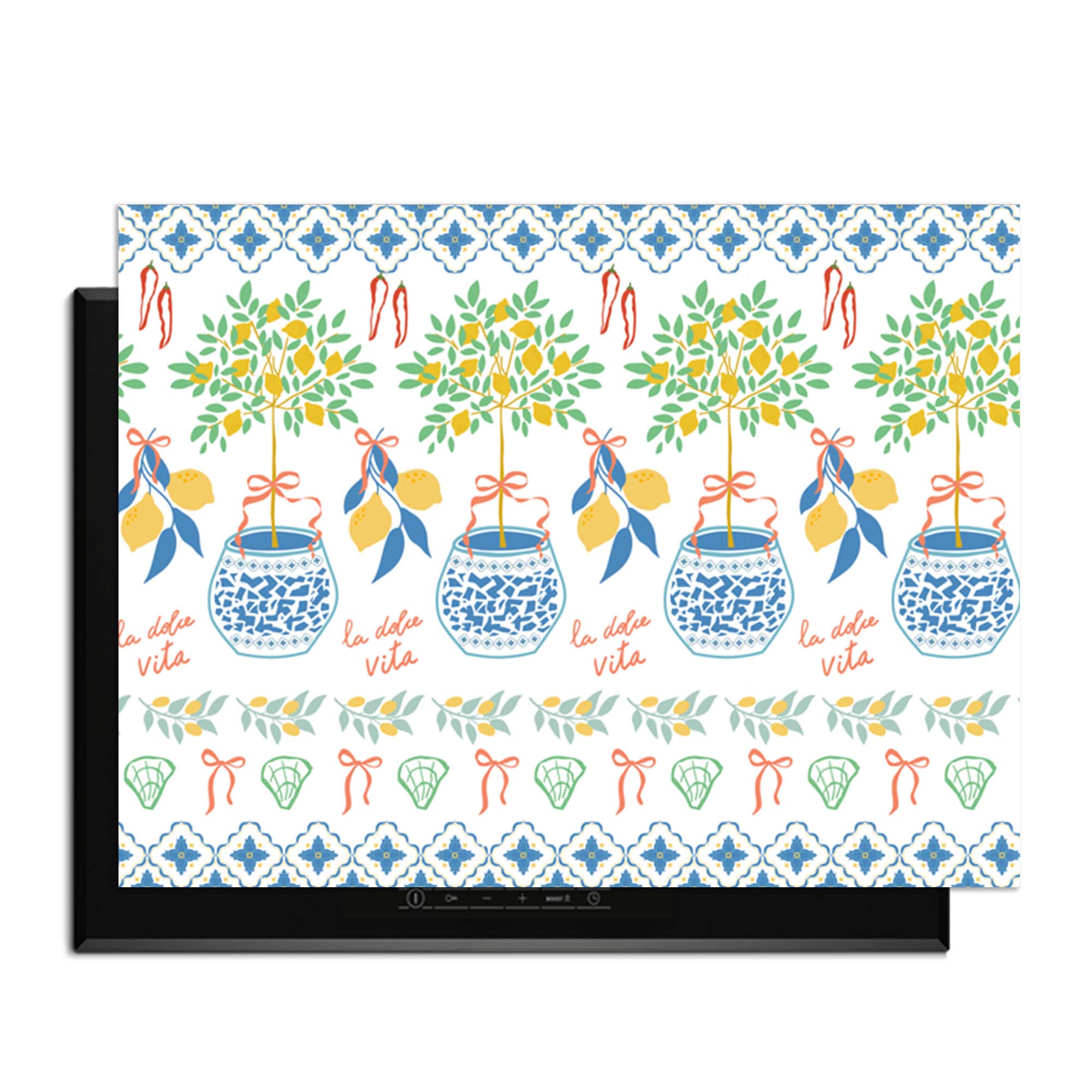 Lemon Rows - Inductie Beschermer