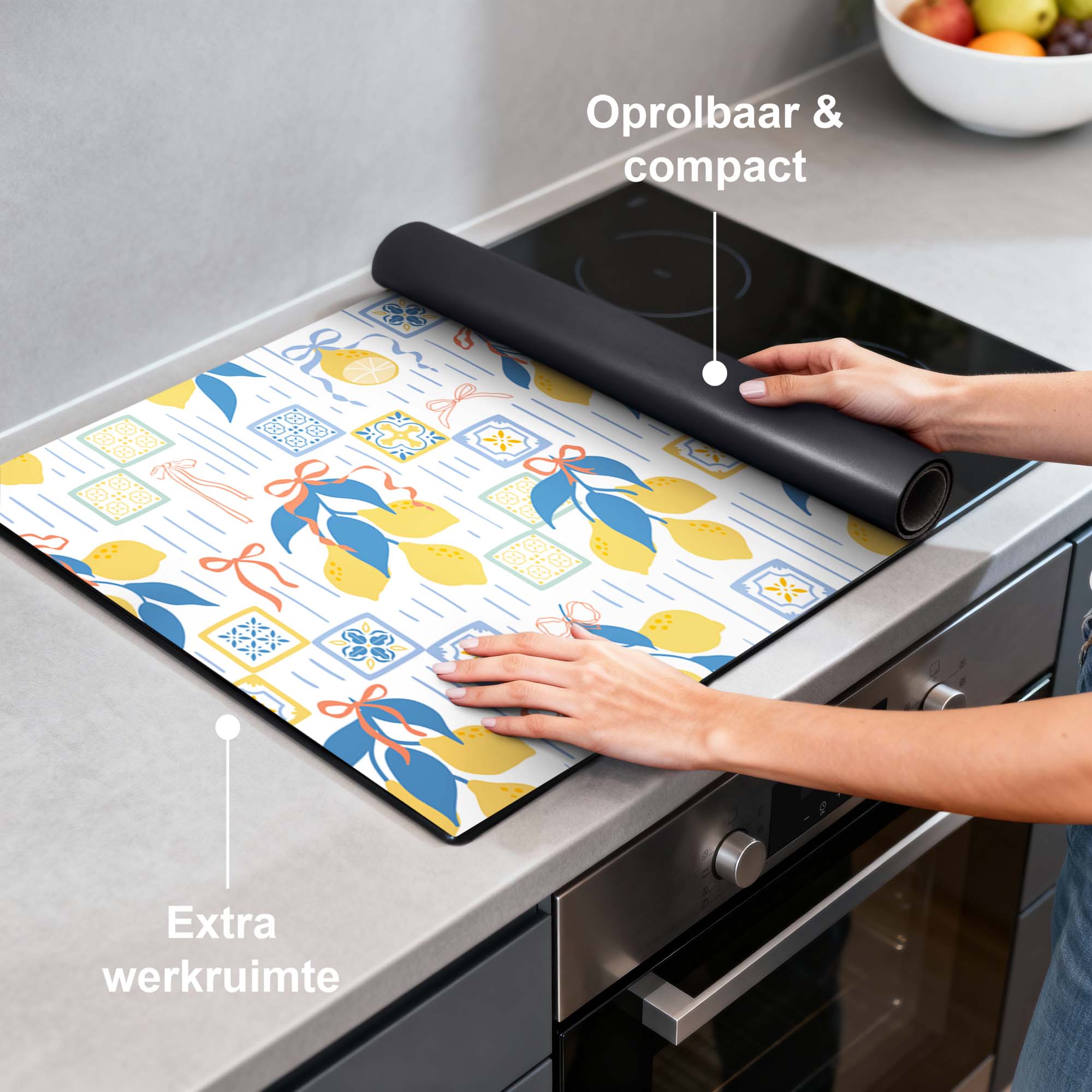 Lemon Tiles - Inductie Beschermer