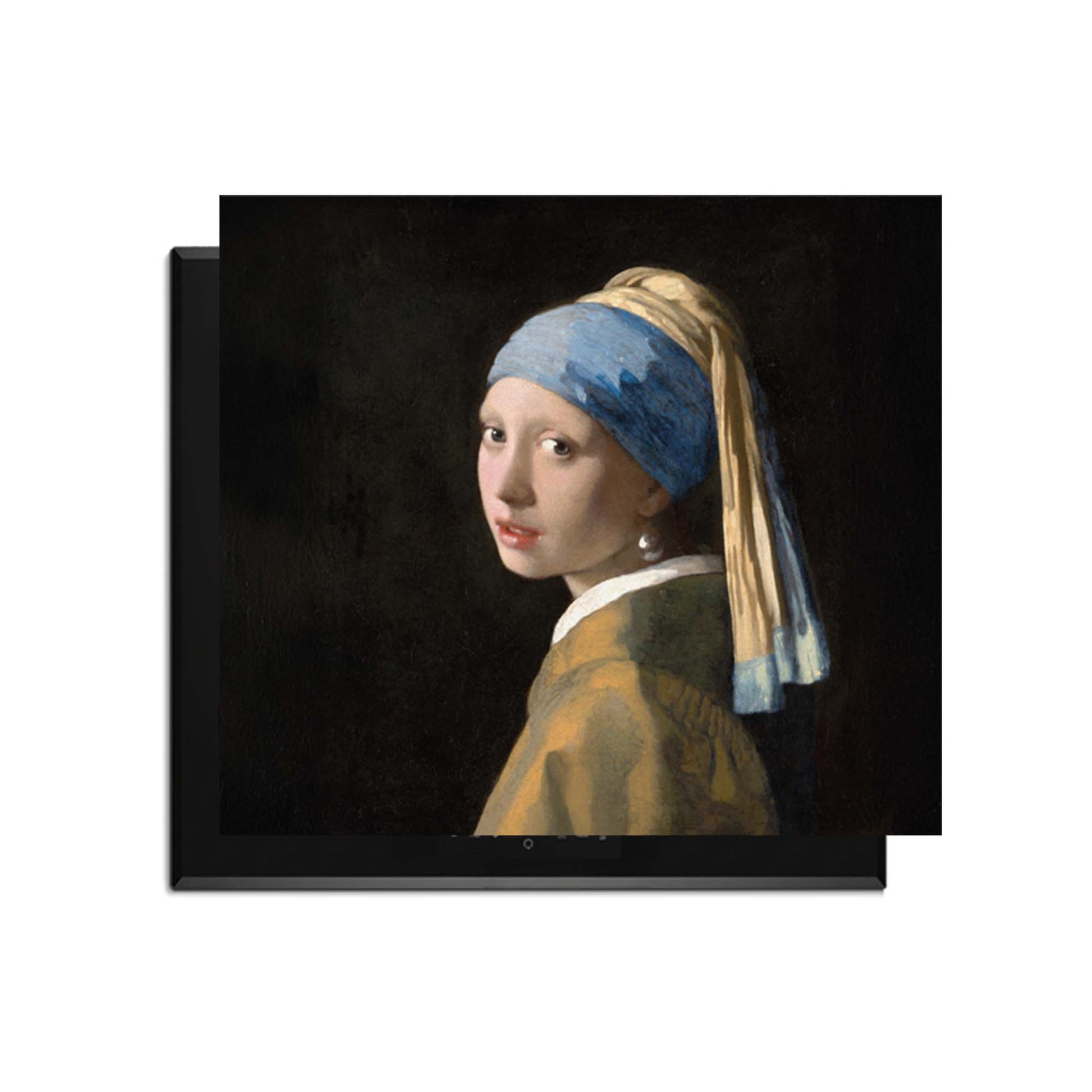 Meisje met de Parel – Inductie Beschermer met kunstwerk voor een moderne keuken