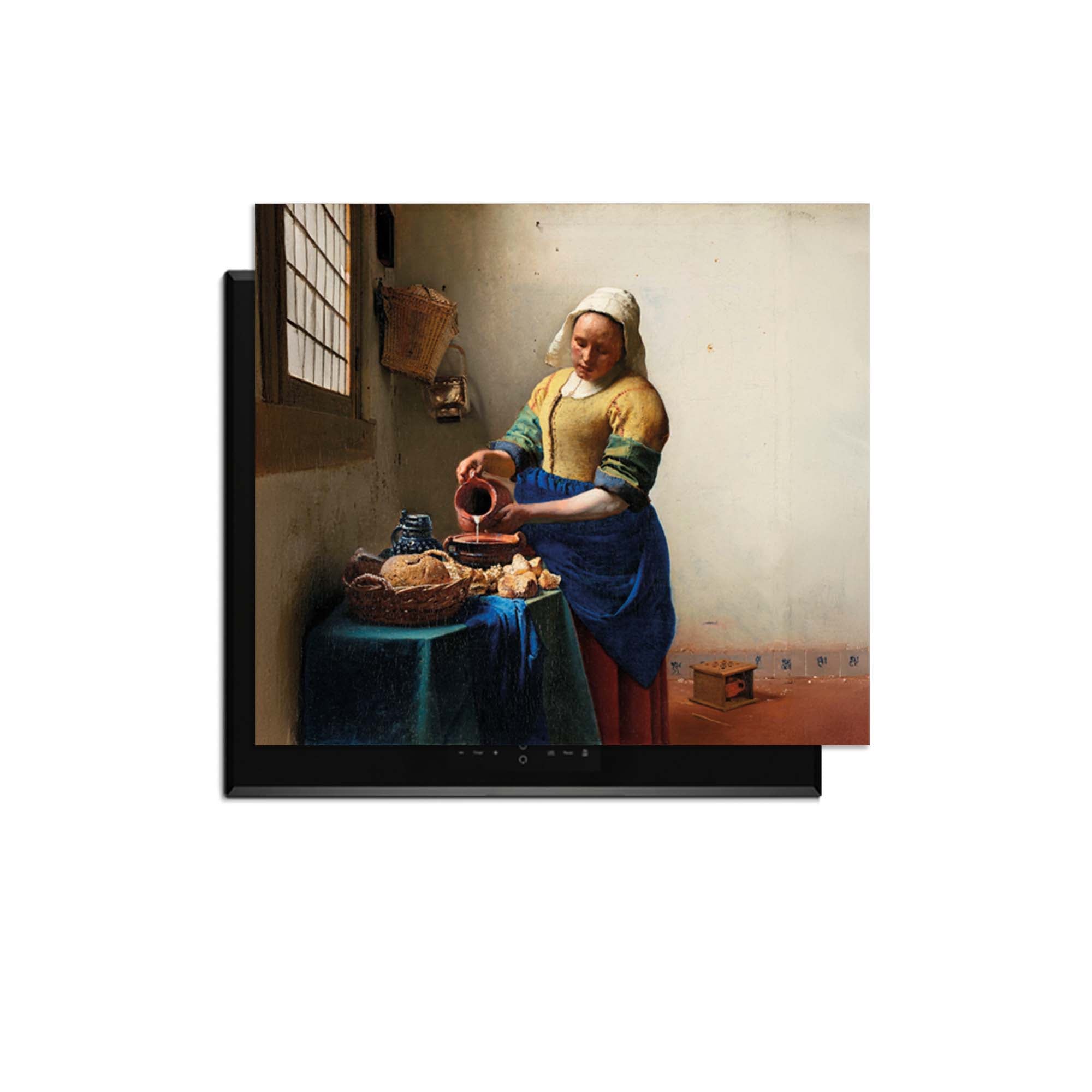 Melkmeisje– Inductie Beschermer met warme en tijdloze uitstraling voor de keuken