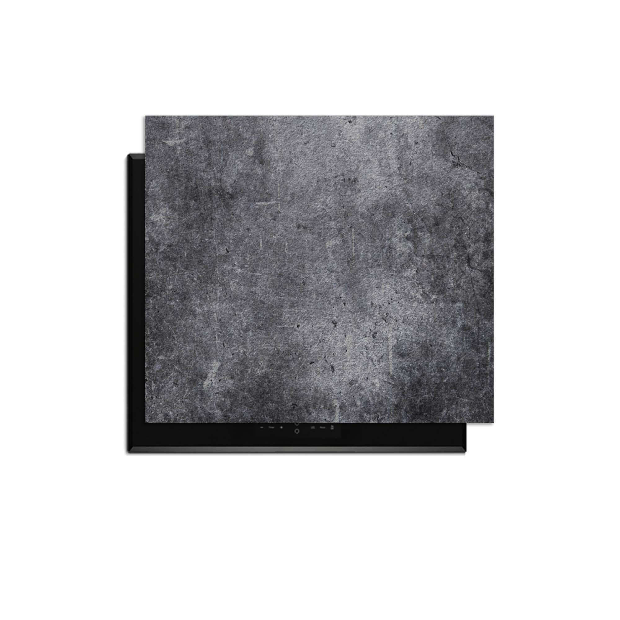 Midnight Concrete – Inductie Beschermer voor een stoere en moderne keukenlook.