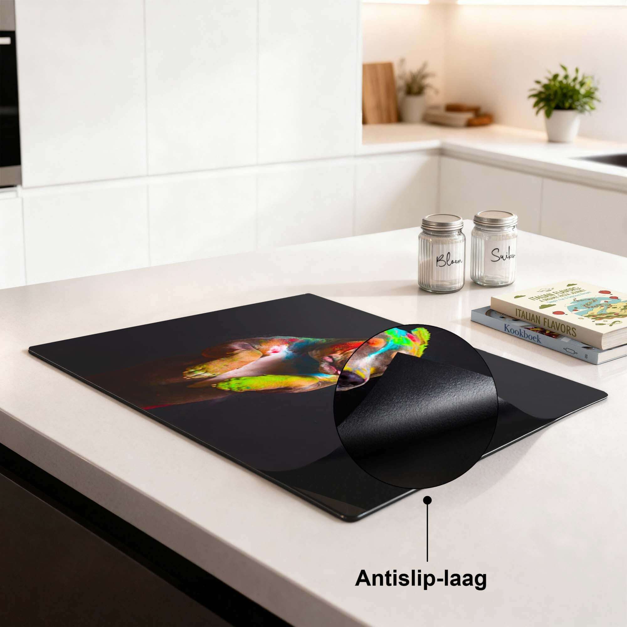 Paint Paws - Induktionsschutz mit Anti-Rutsch-Beschichtung, zum Schutz von Induktionskochfeldern in der Küche.