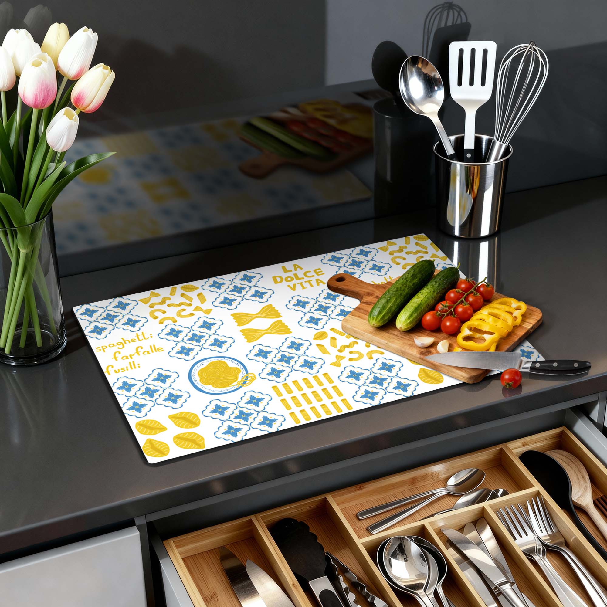 Pasta Tiles - Inductie Beschermer