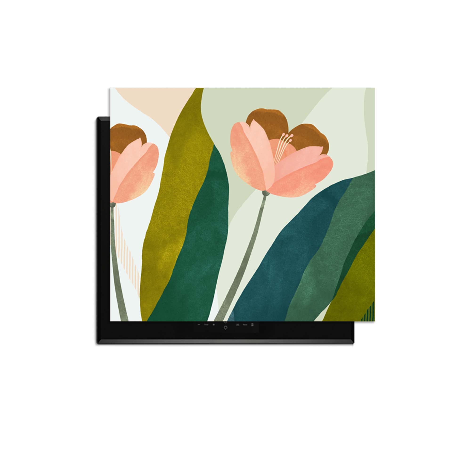 Peach Blooms - Inductie Beschermer