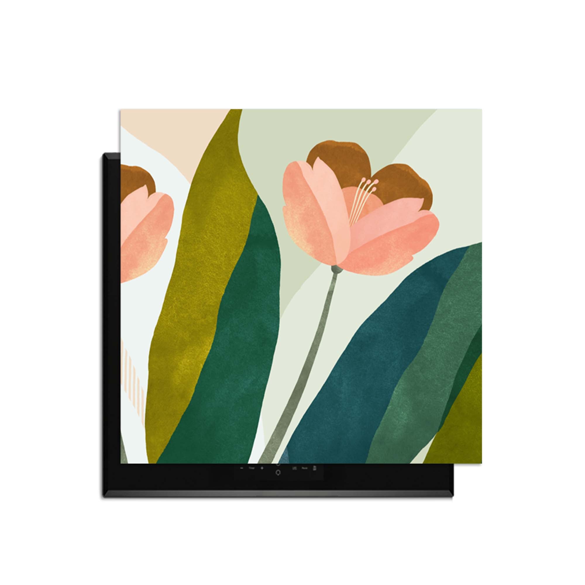 Peach Blooms - Inductie Beschermer