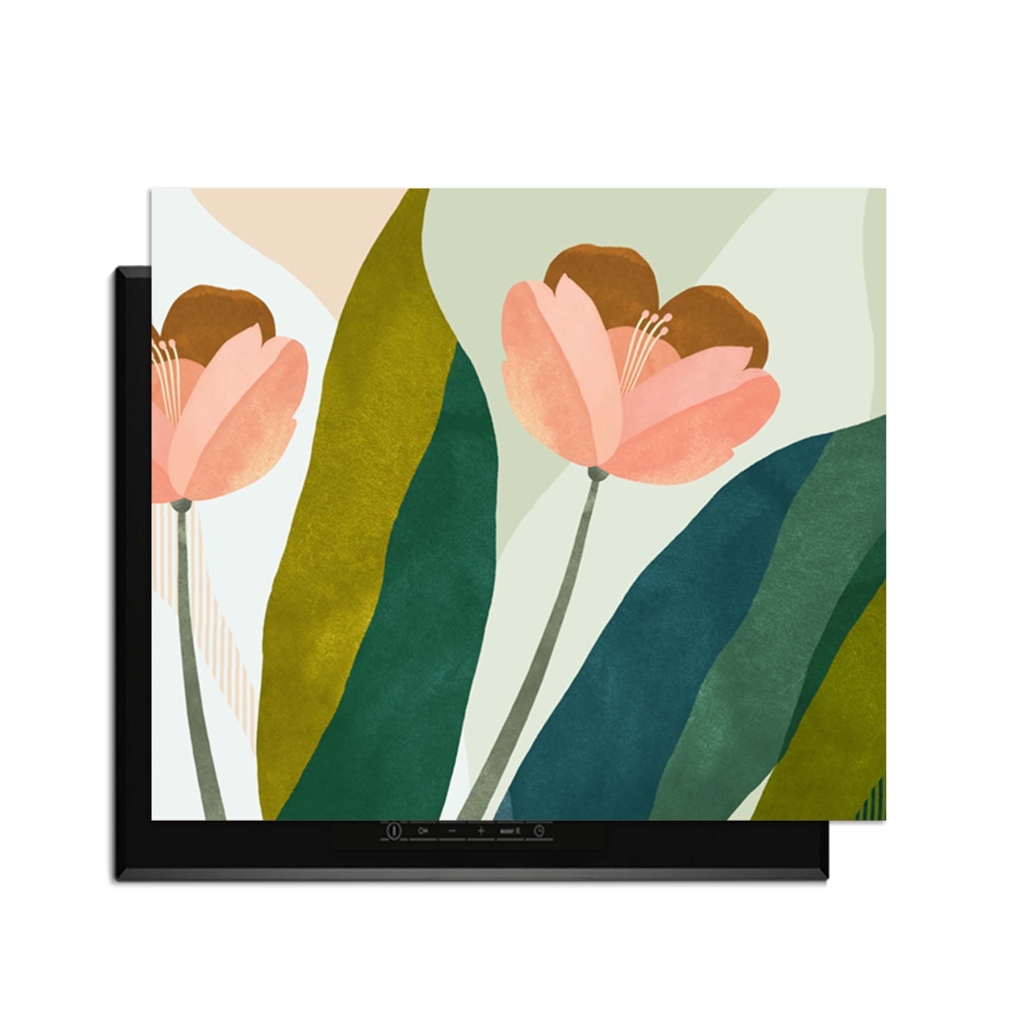 Peach Blooms - Inductie Beschermer