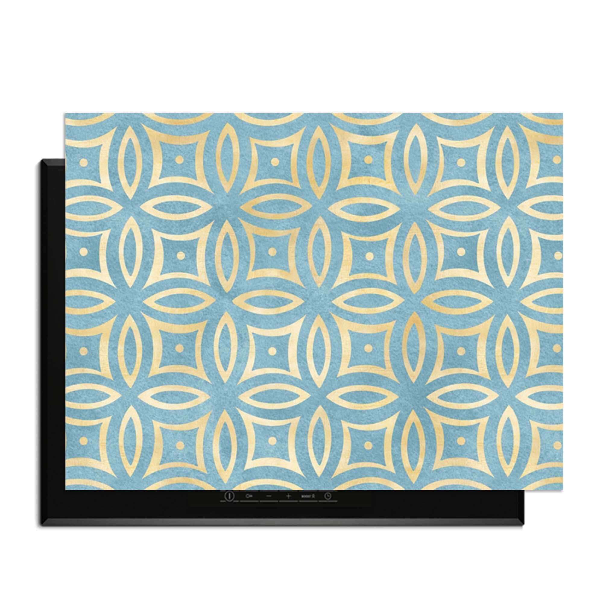 Petal Illusion Blue - Inductie Beschermer