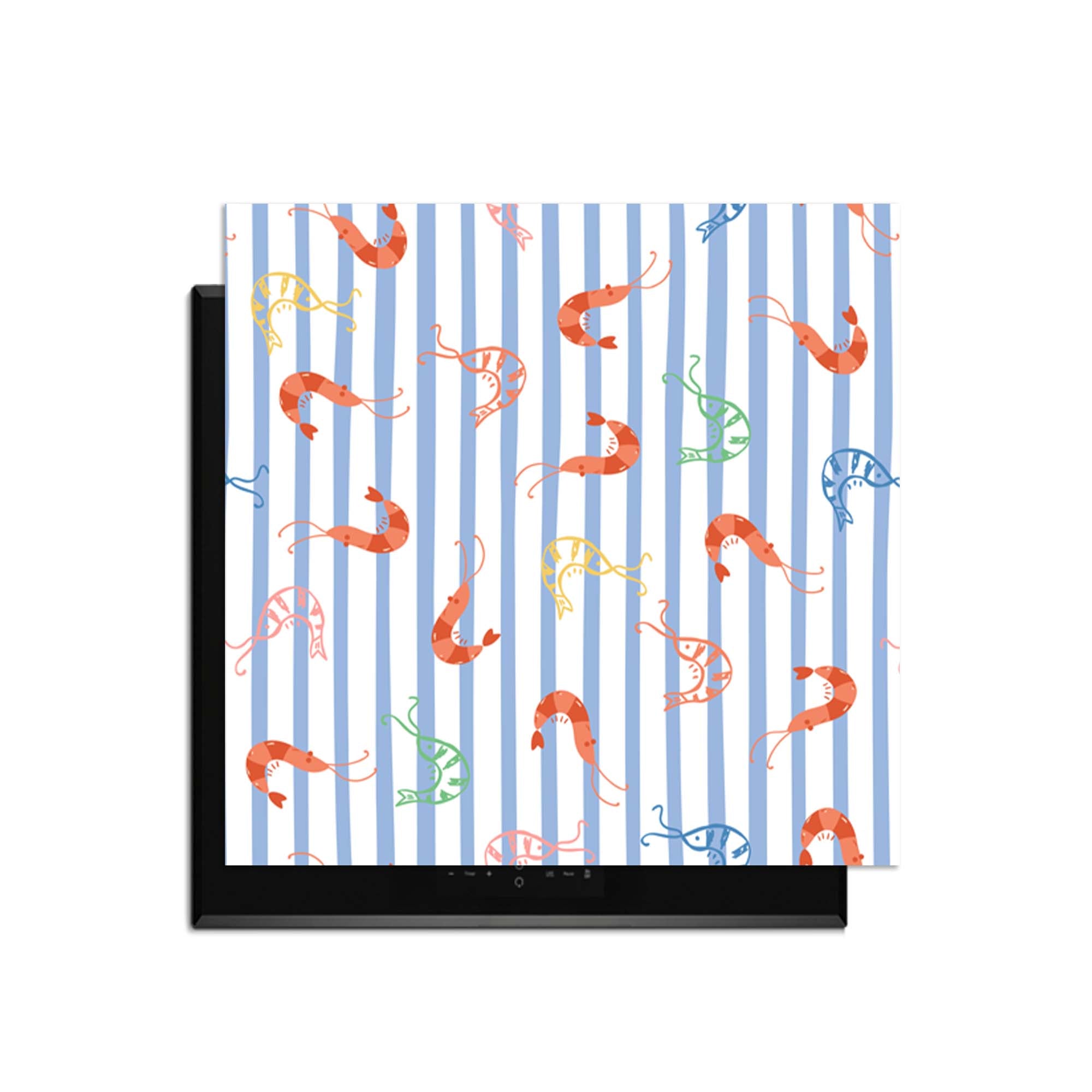 Prawn Stripes - Inductie Beschermer