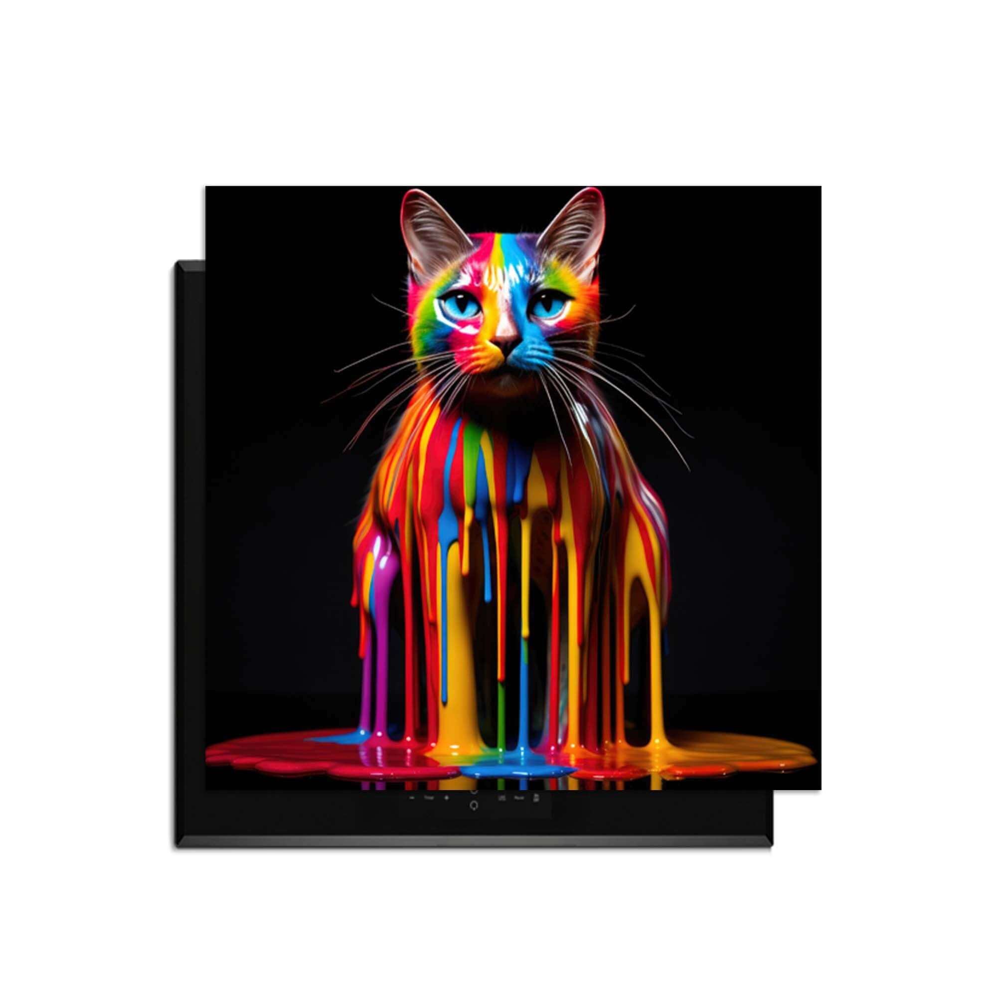 Rainbow Cat - Induktionsschutz mit bunter Farbe, schützt Ihr Induktionskochfeld vor Abnutzung und Verschleiß.