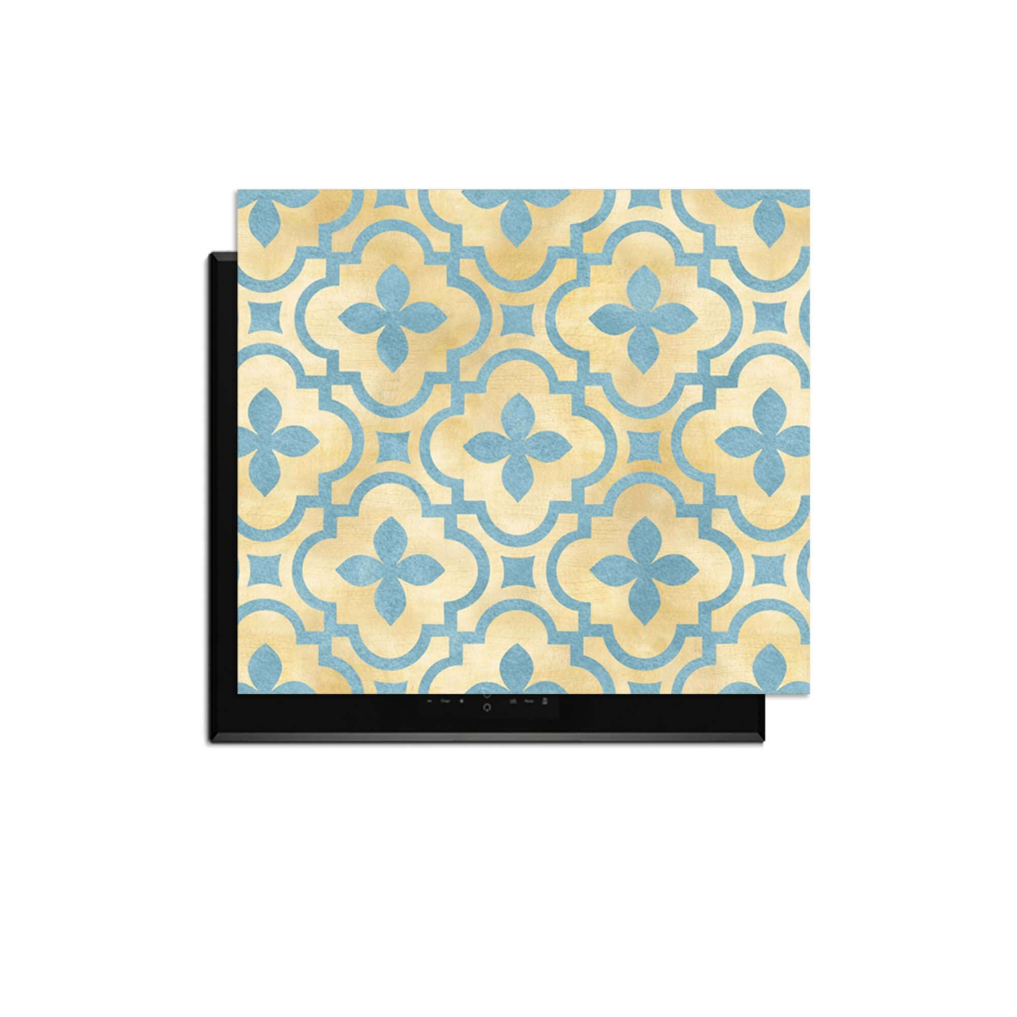 Soft Azure Blossom - Inductie Beschermer