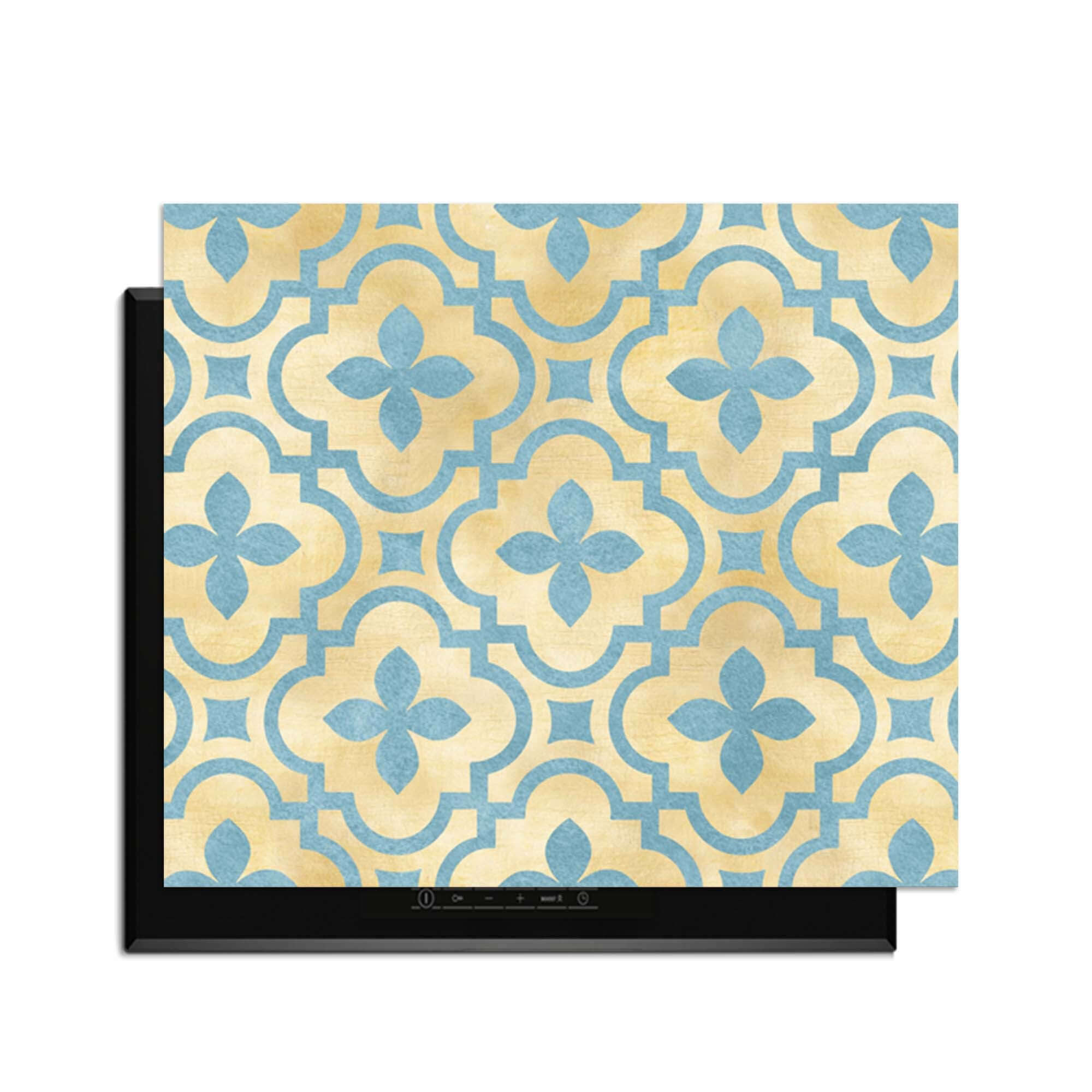 Soft Azure Blossom - Inductie Beschermer