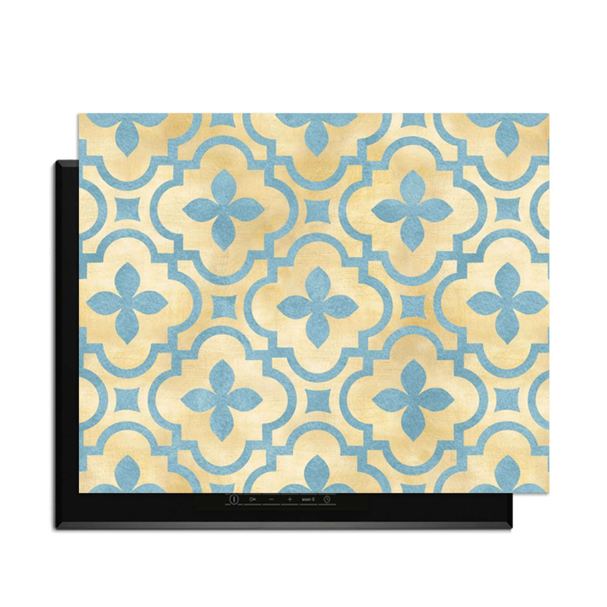 Soft Azure Blossom - Inductie Beschermer