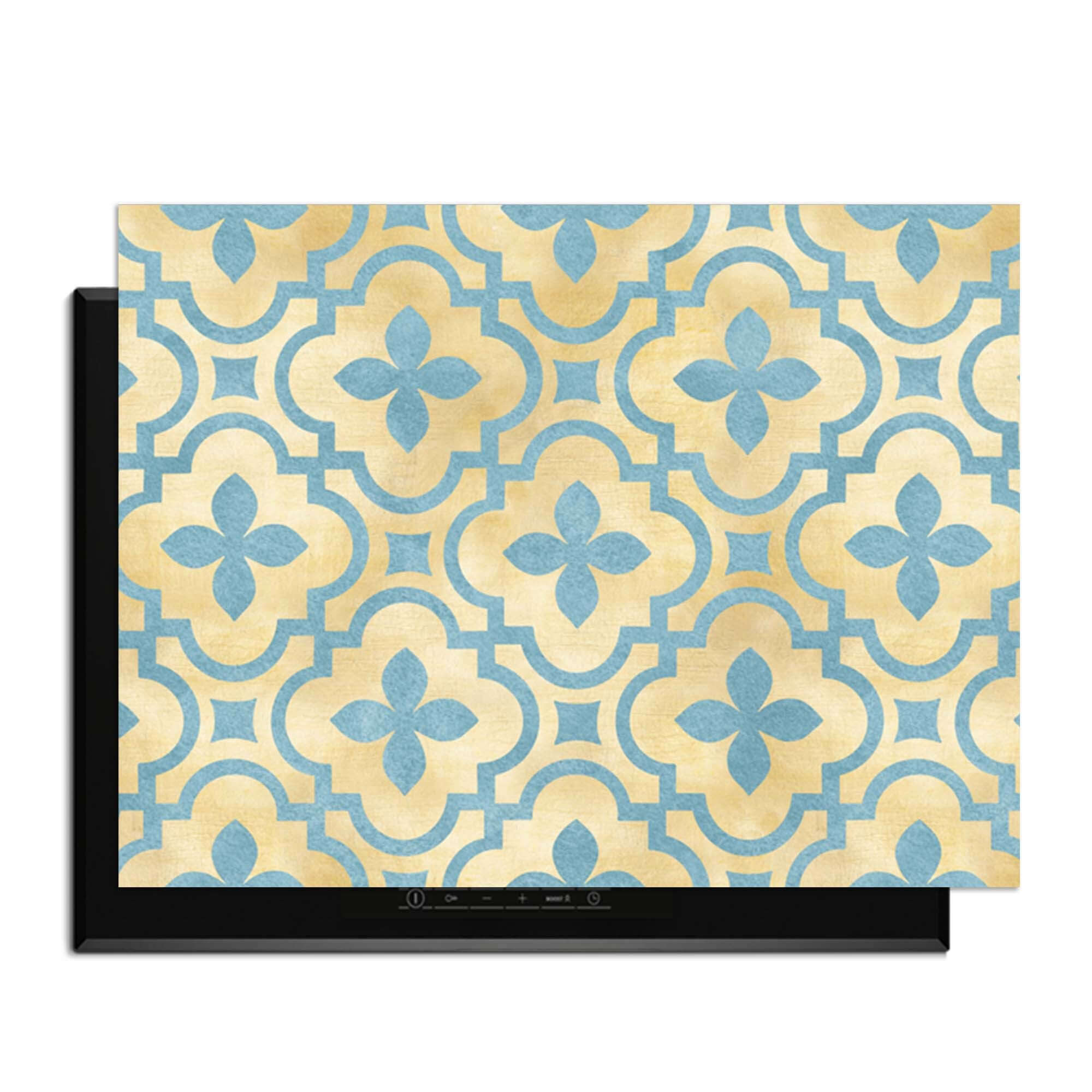 Soft Azure Blossom - Inductie Beschermer