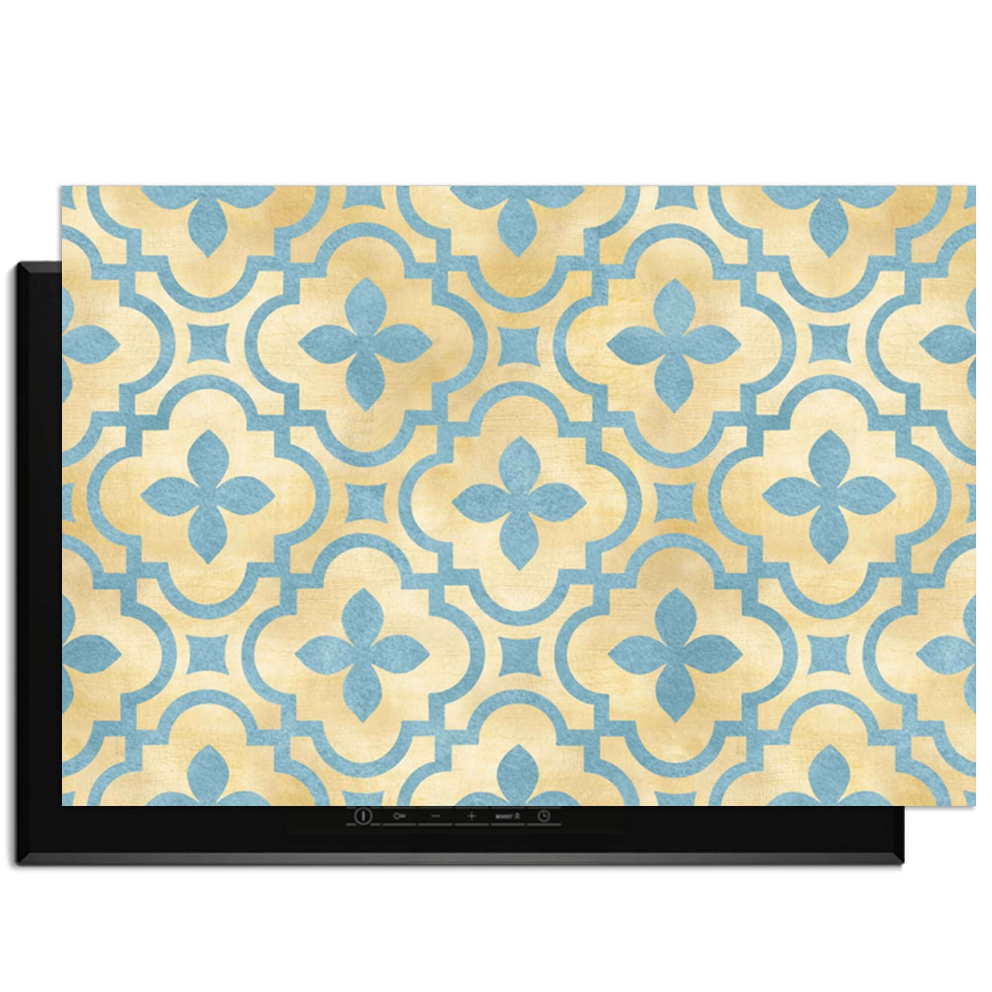 Soft Azure Blossom - Inductie Beschermer