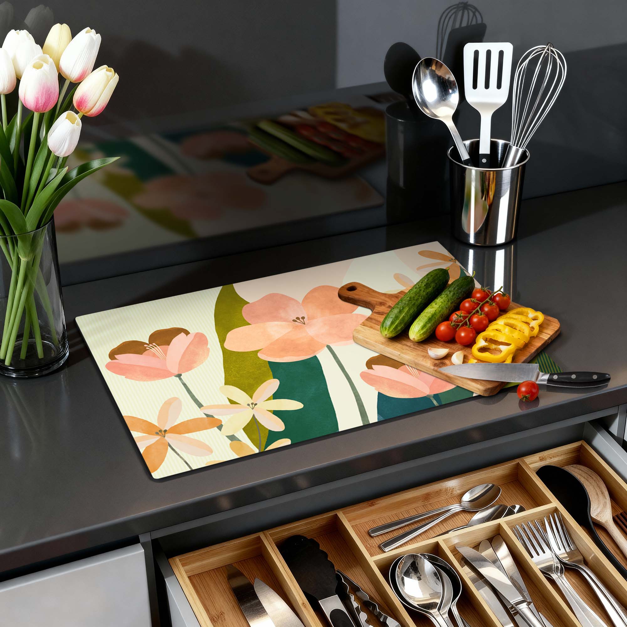 Soft Petals - Inductie Beschermer