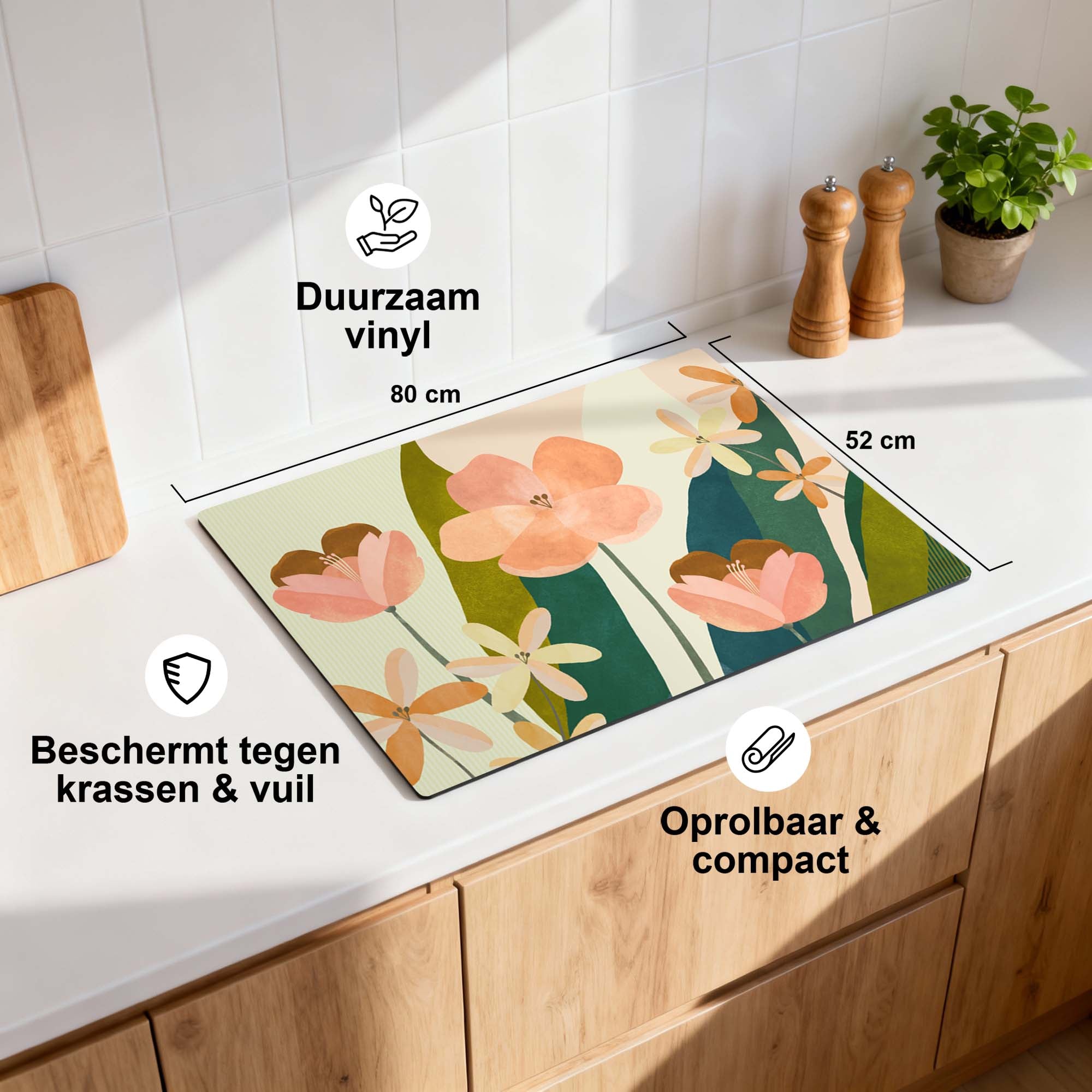 Soft Petals - Inductie Beschermer