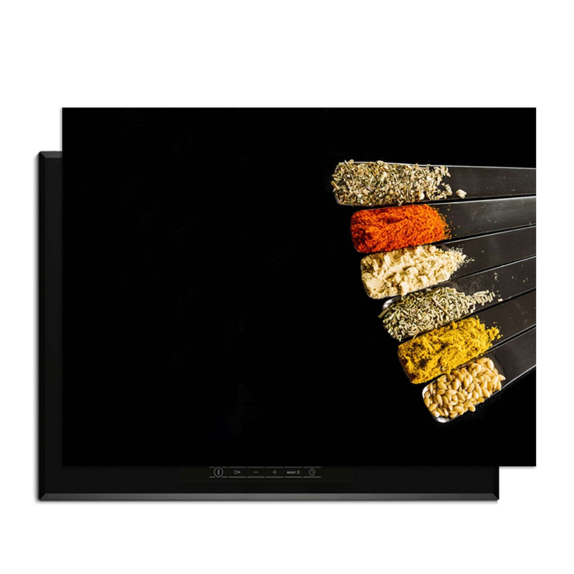 Spice Fan - Inductie Beschermer met verschillende kruiden, perfecte bescherming voor je inductiekookplaat.