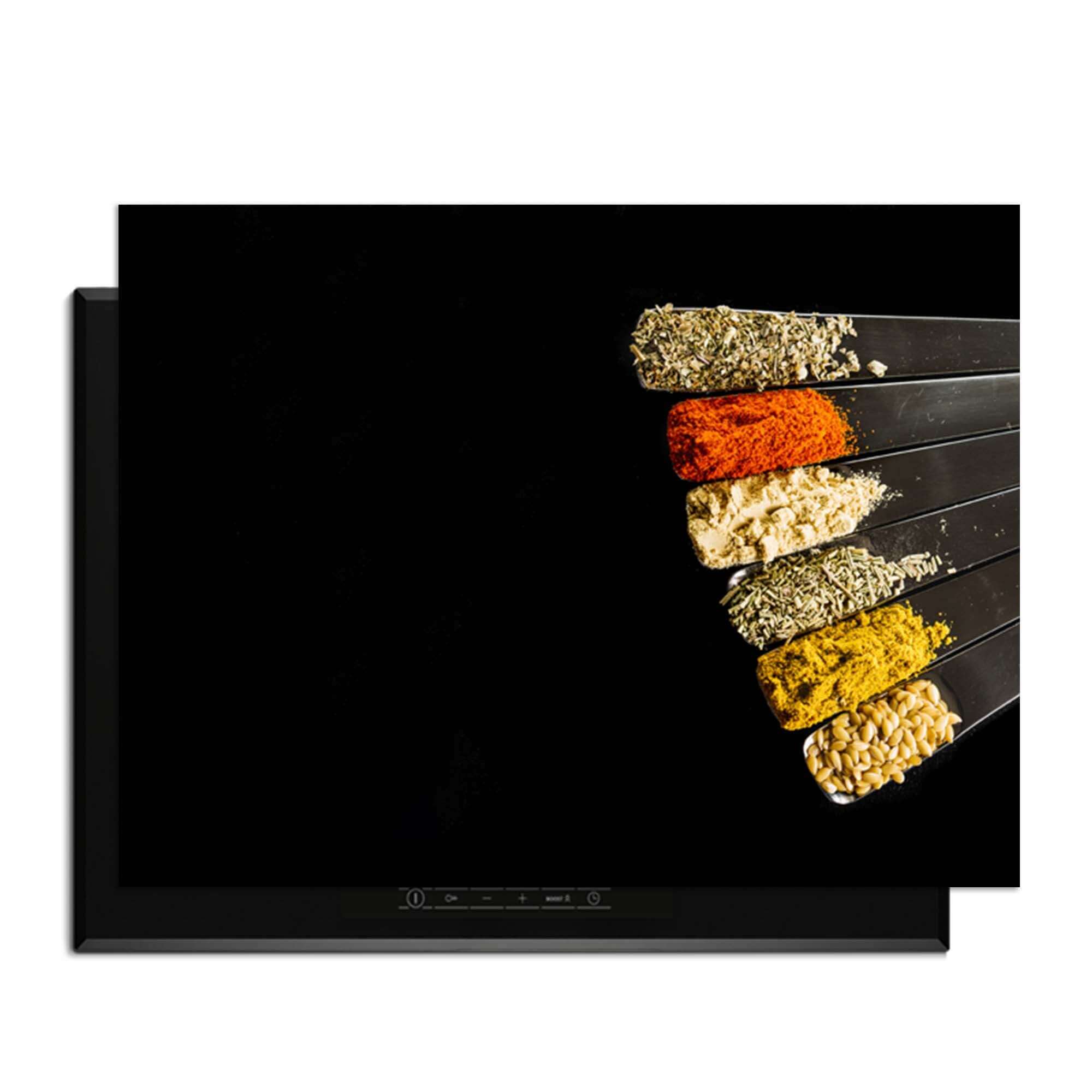 Spice Fan - Inductie Beschermer met verschillende kruiden, perfecte bescherming voor je inductiekookplaat.