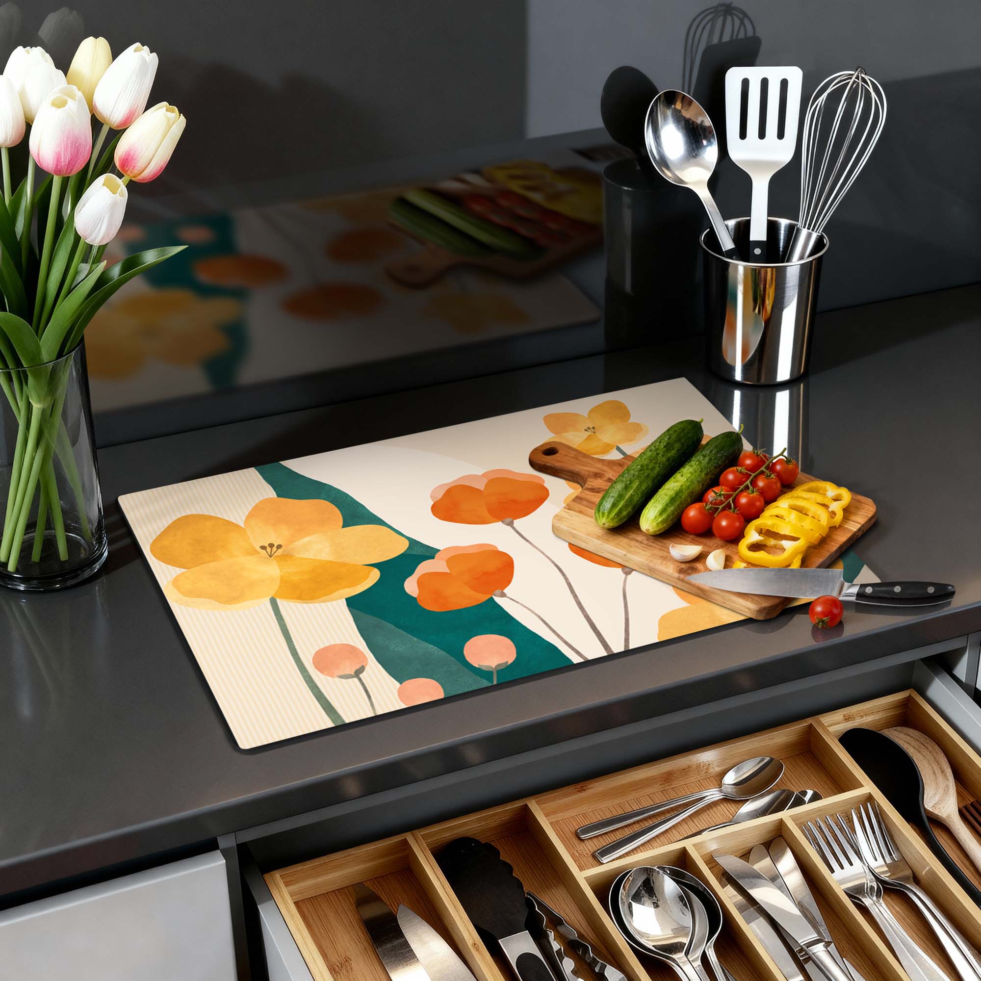 Sunny Field - Inductie Beschermer