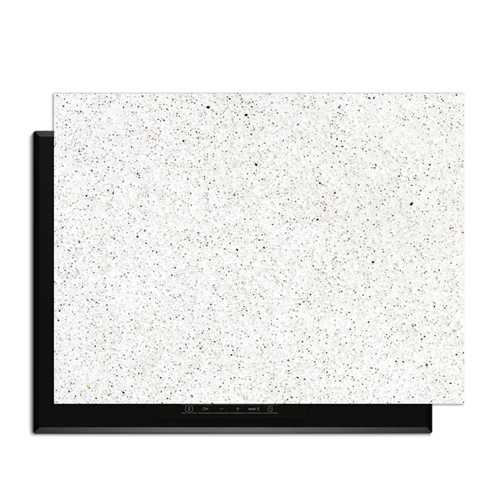 Terrazzo - Inductie Beschermer op inductiekookplaat, beschermt tegen krassen en vlekken met een trendy uitstraling.