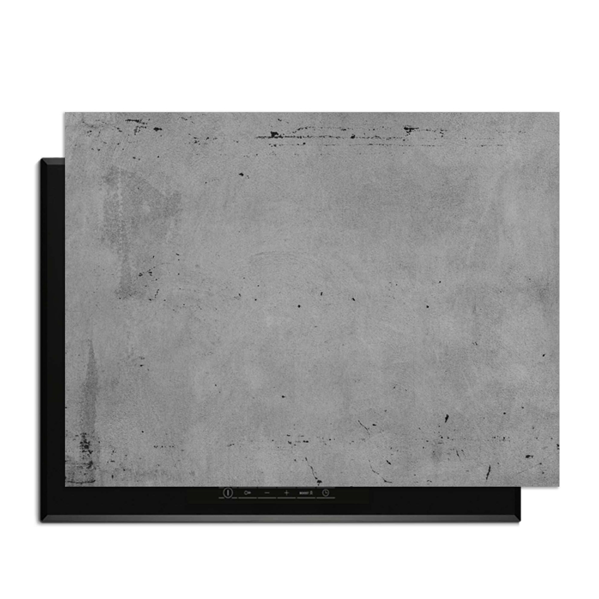 Urban Slate – Inductie Beschermer met een stoer betonpatroon voor een moderne keuken.